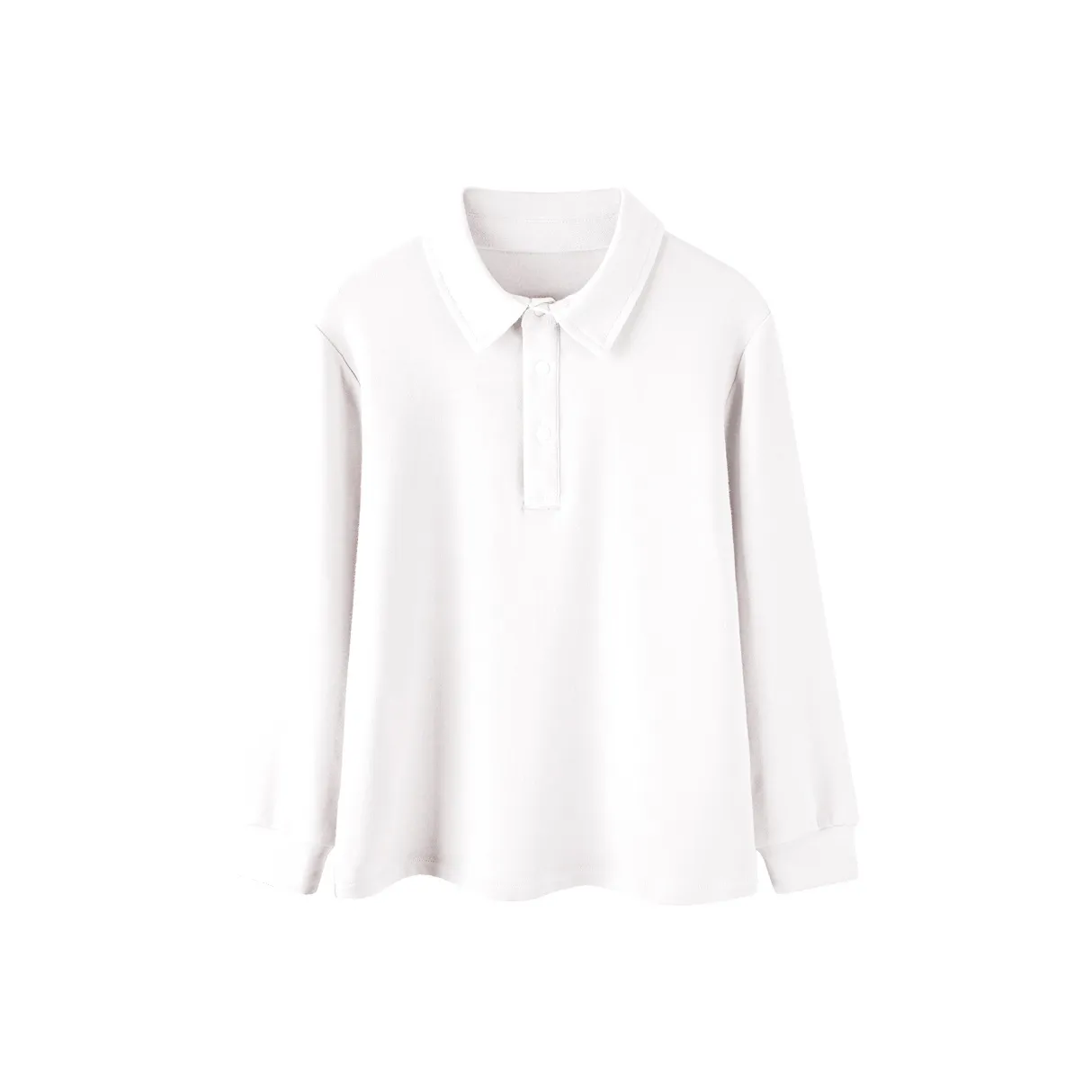 Euv Дралон Поло Осенний и Зимний Термический Универсальный Однотонный Базовый слой Детский