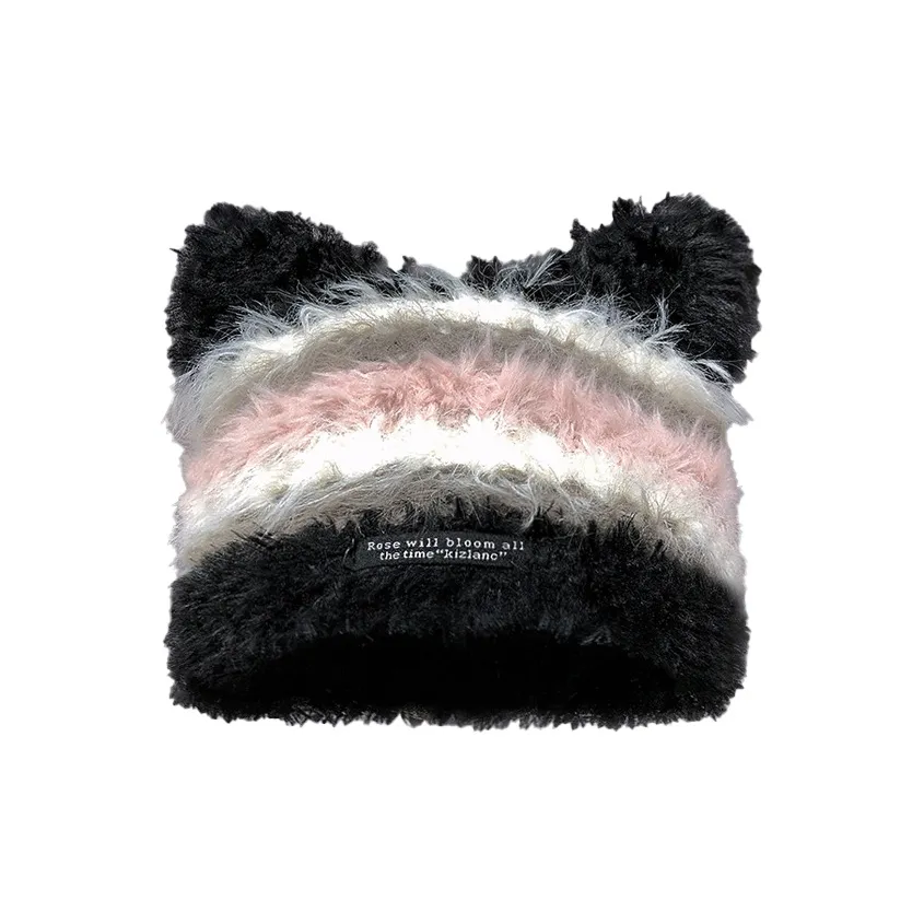YANGTONGXUE Полиэстер Beanies Женские Черный Белый Розовый