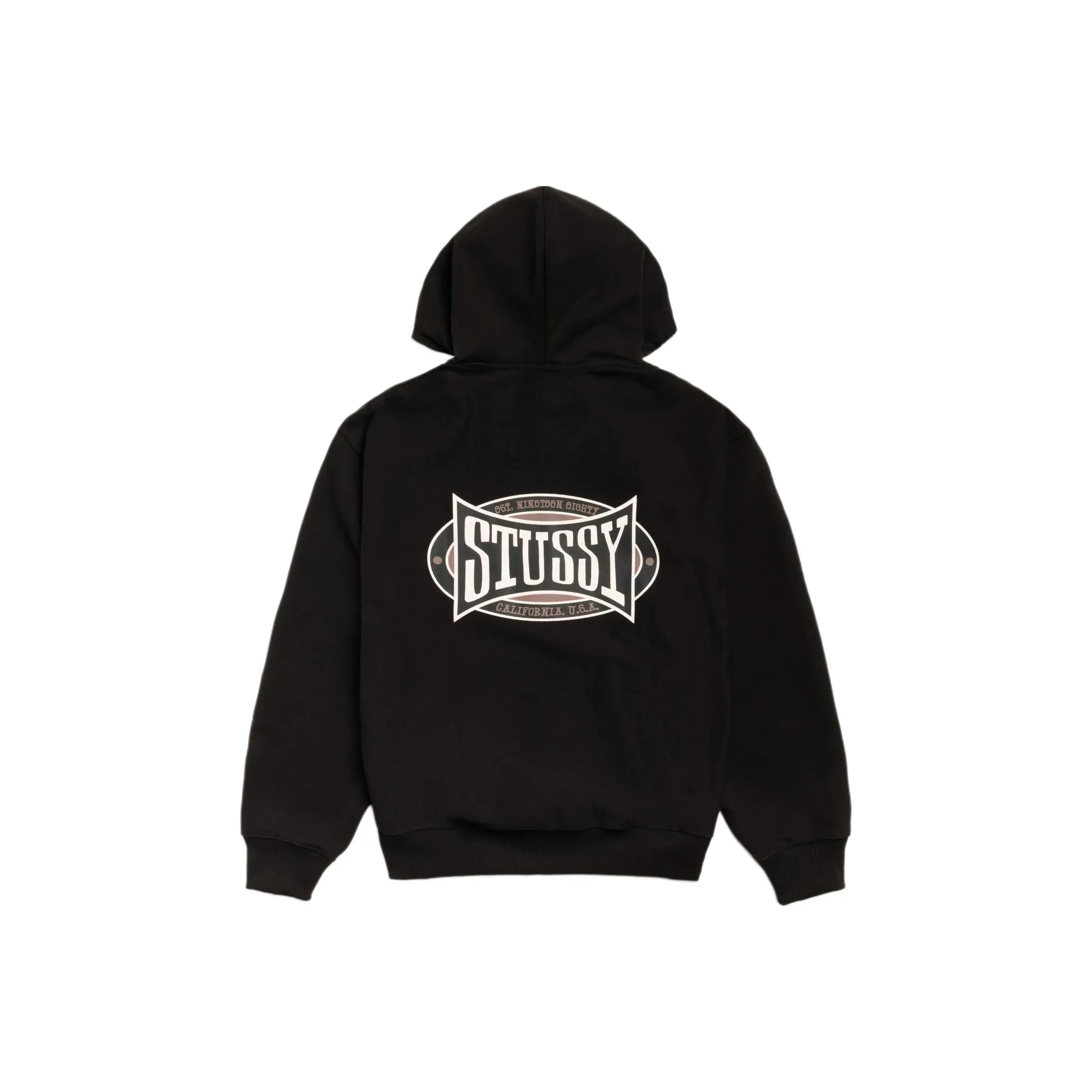 Stussy Holiday FW25 CHAMPION OVAL ZIP Hoodie Sweatshirt Unisex