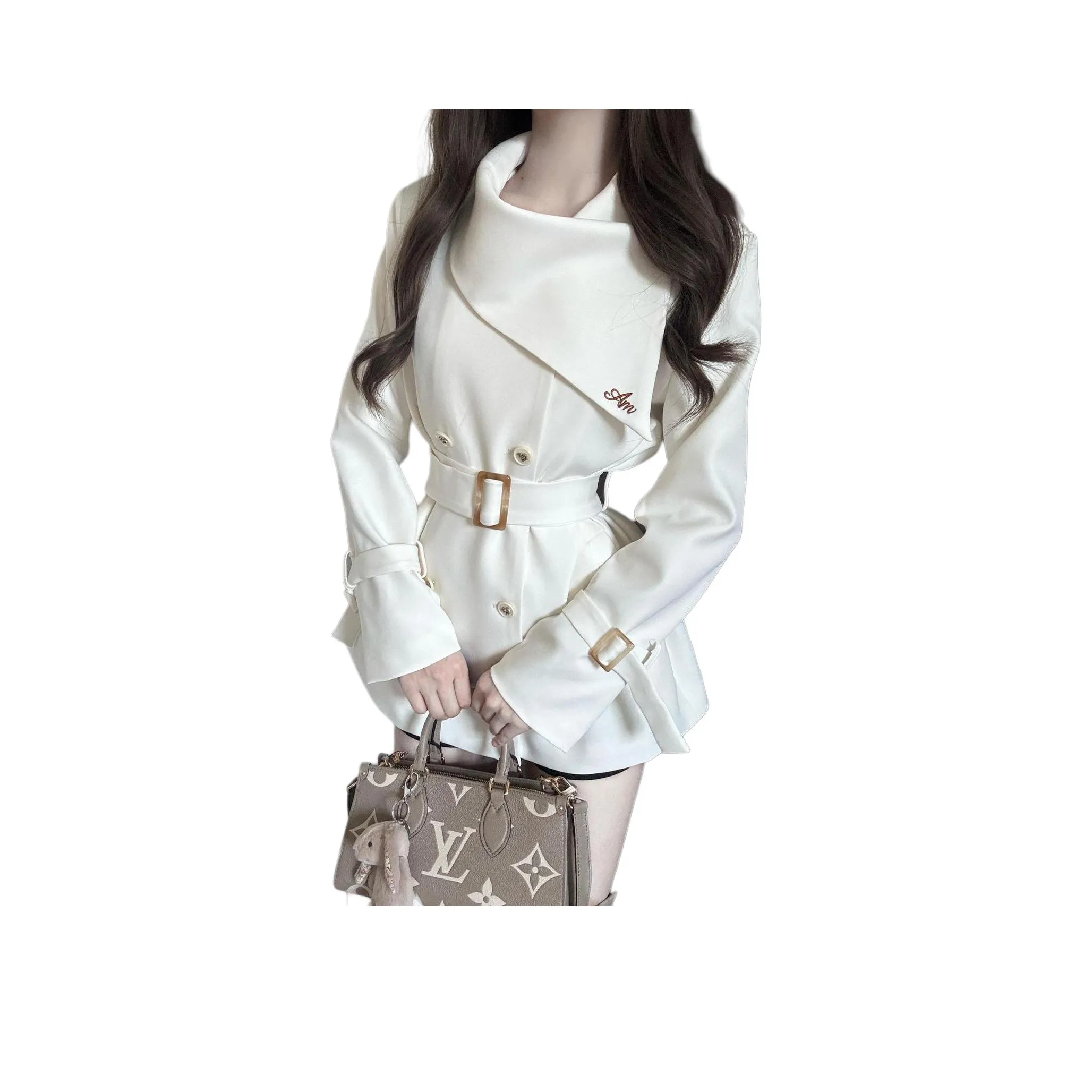 MORii Пальто Подарочный набор Остров Store MORii Значок Женские Тренч