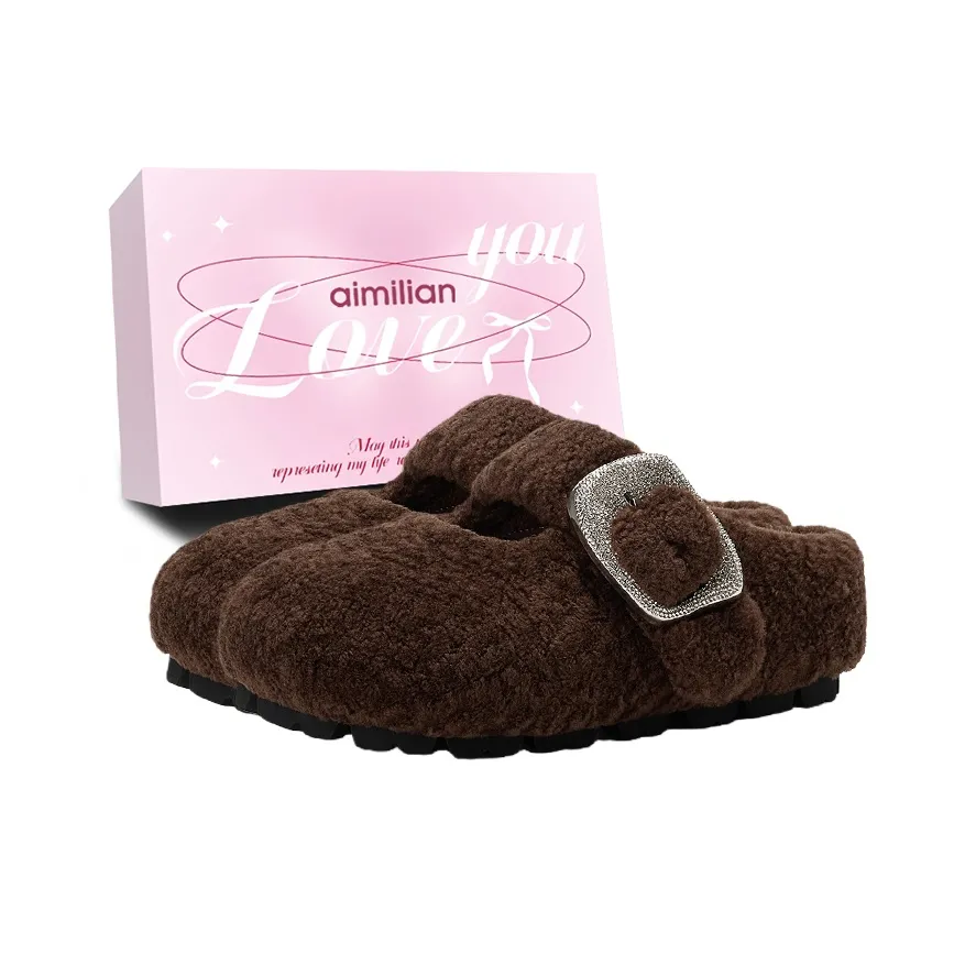 Aimilian Резиновая подошва Домашние тапочки Женские
