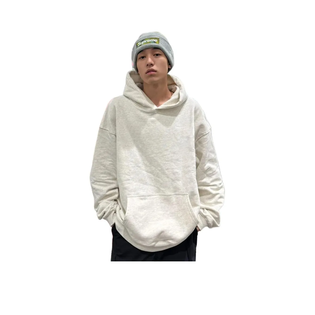 W.O.L Свитшот Мужской Белый Фотиния Серый