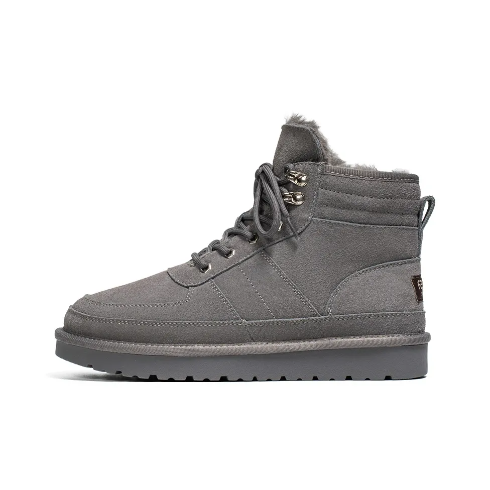 HD Утолщенная Утеплённая Обувь Короткие Снежные Ботинки Мужские