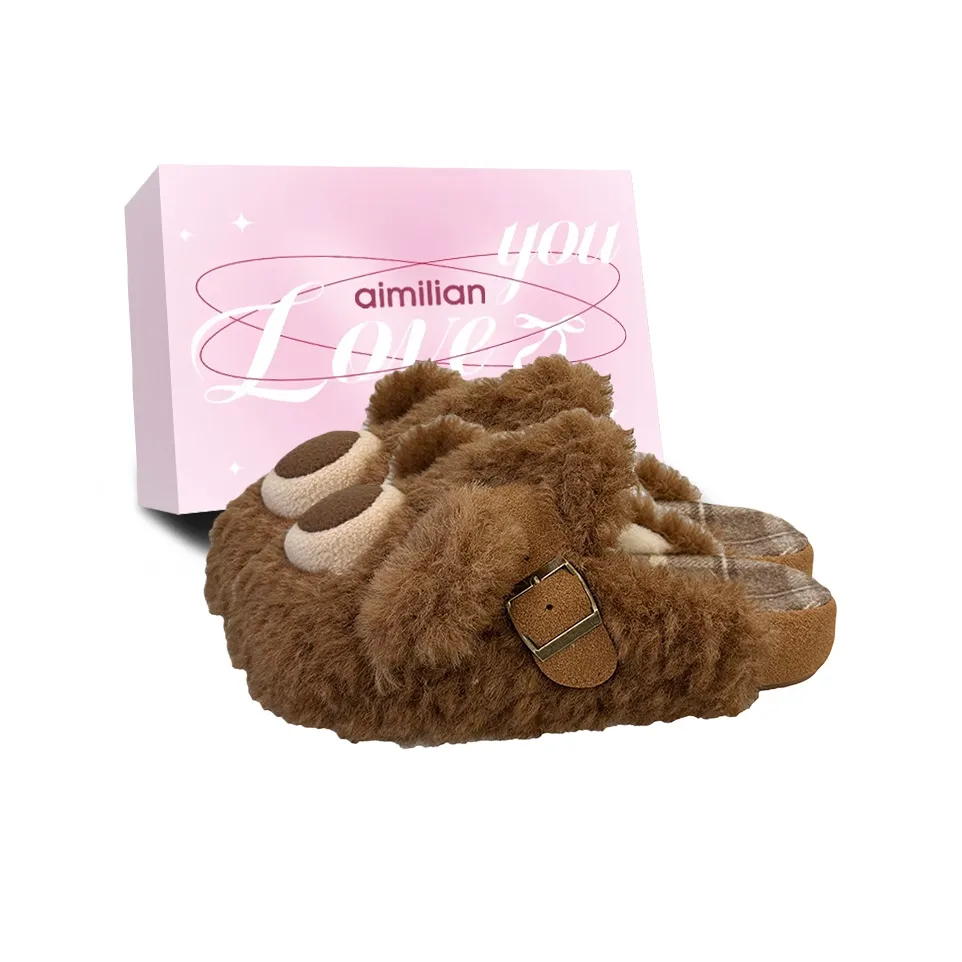 Aimilian Резиновая подошва Нет Особенный Эффект Домашние тапочки Женские