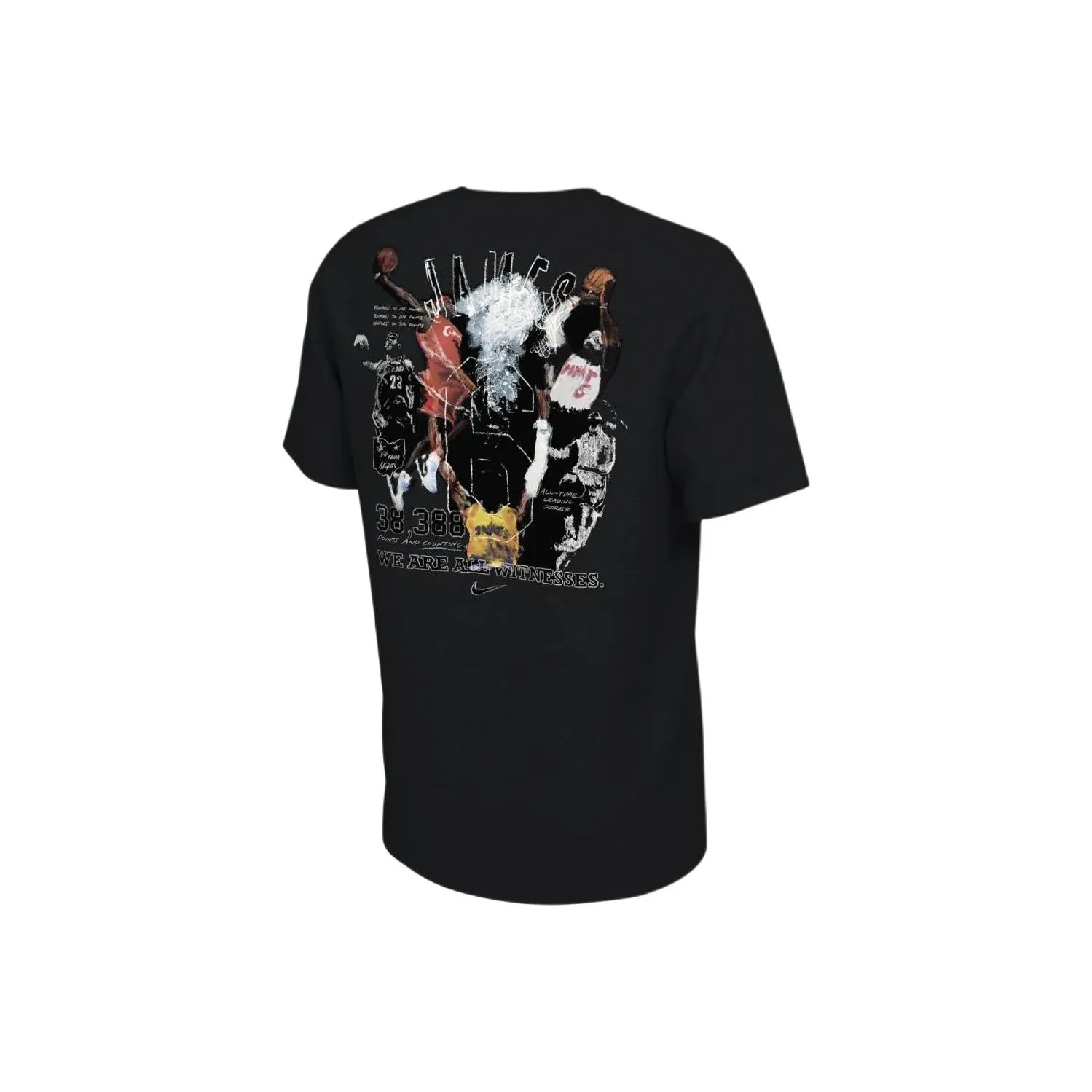 Nba X Nike X NBA T Shirts Men Black