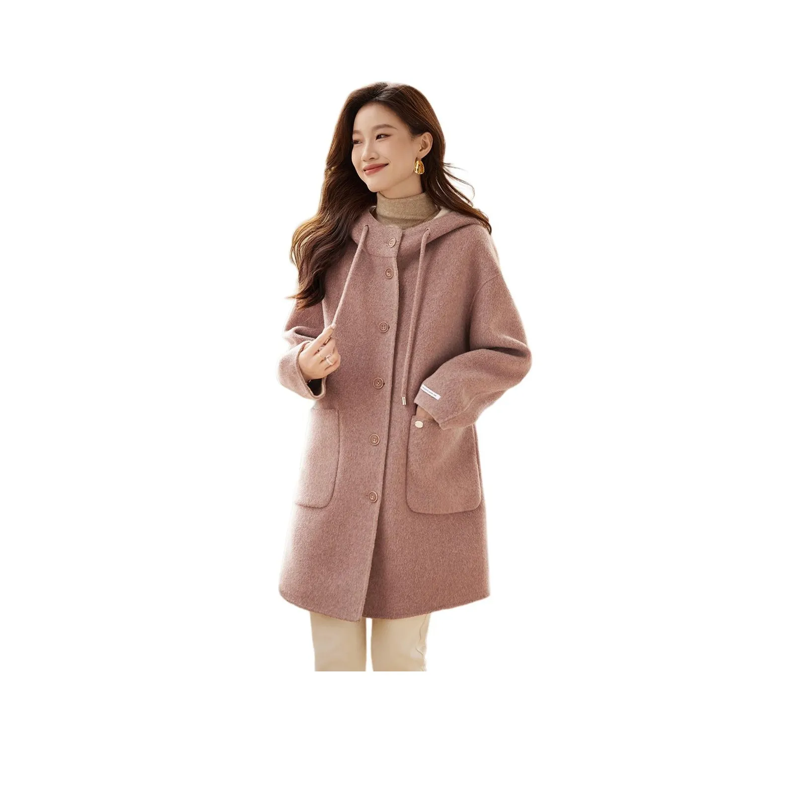 Still Quiet Розовое Женское Пальто