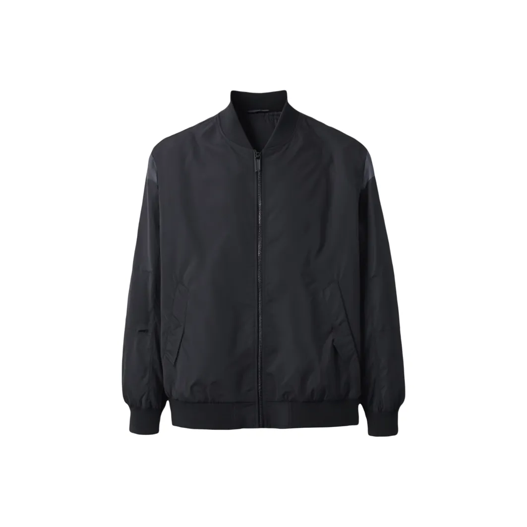 H 75 Черный Стандартный Мужской Куртки