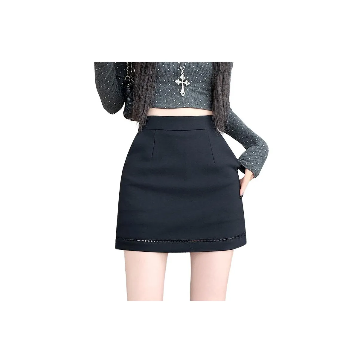 SNZX Повседневные короткие юбки женские