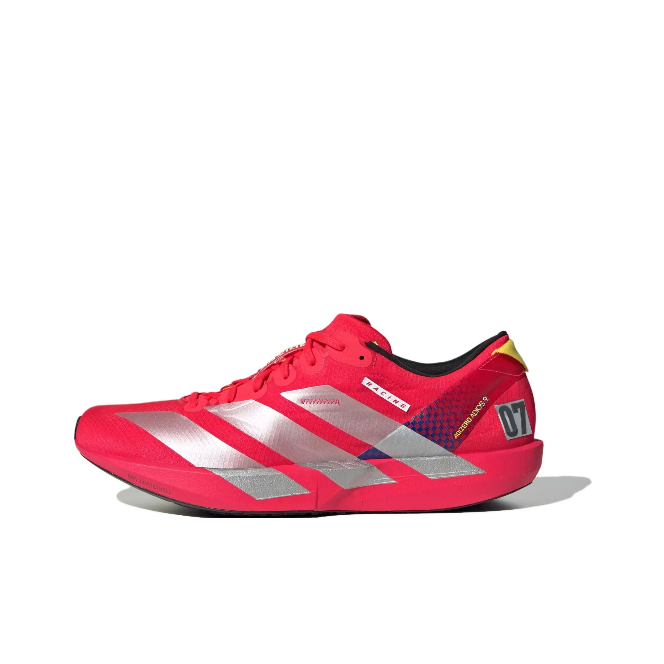 Adidas Adizero Adios 9 Беговые кроссовки Низкий Топ Красный Мужской