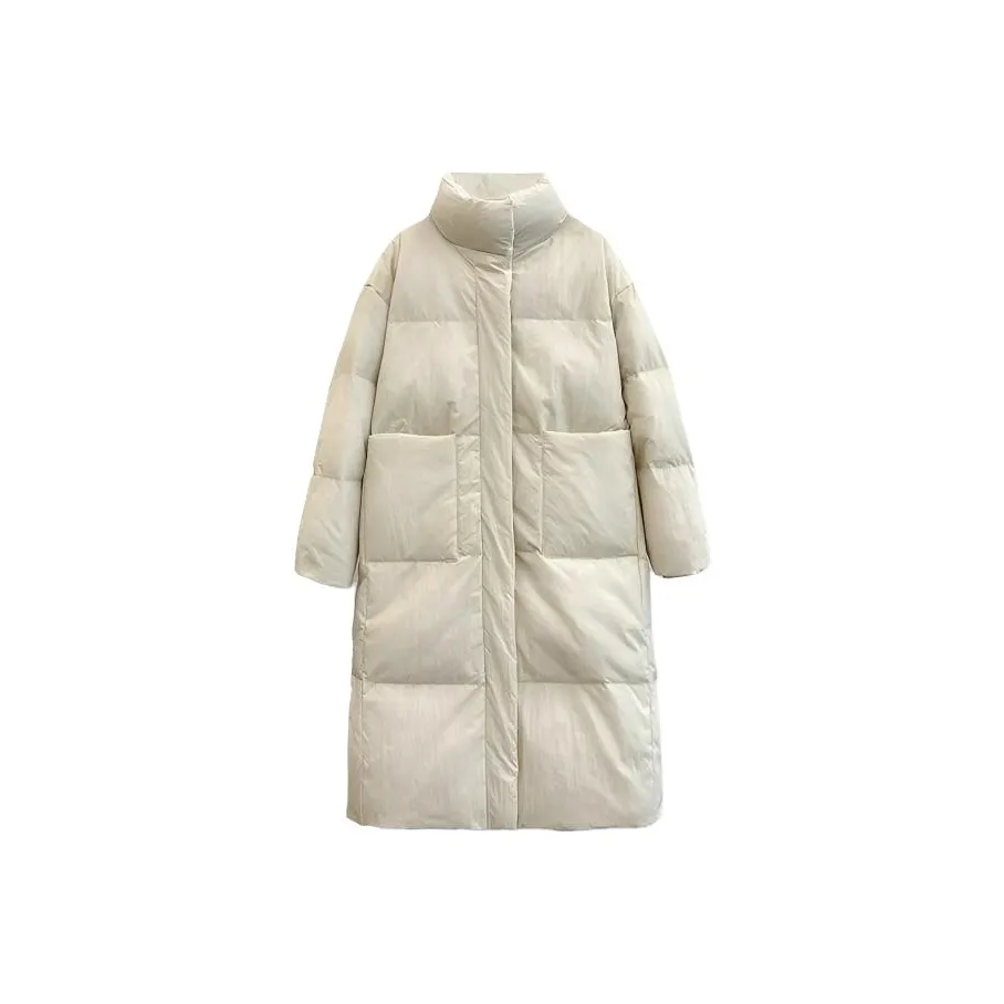 BABUGGE Молоко Белый Женский Пуховик