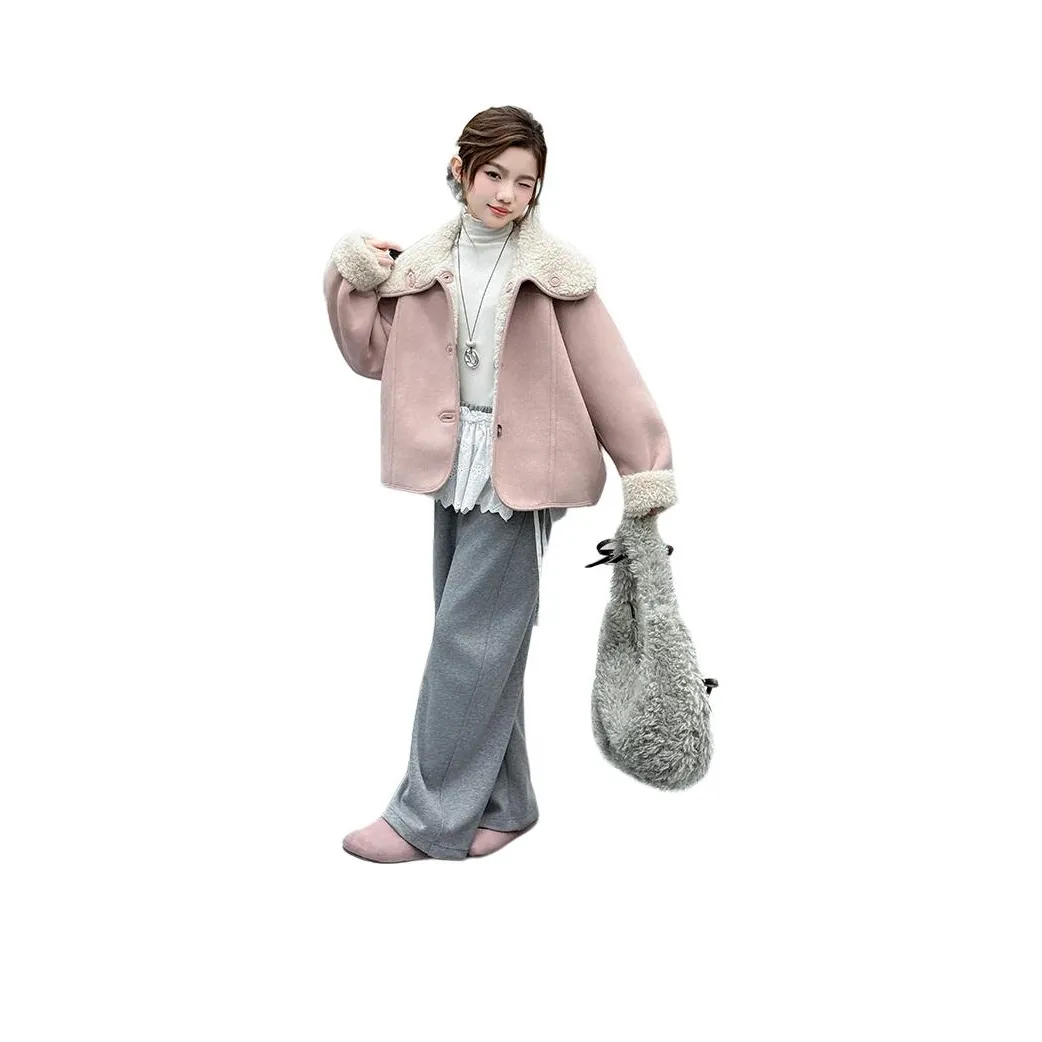 PLANDOO Розовый Школьный возраст Натуральный и искусственный мех