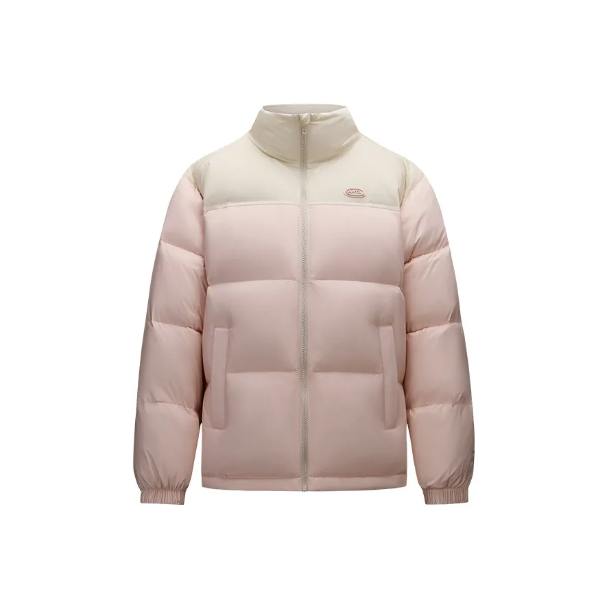 ANTA Down Jacket Unisex Pink Gray