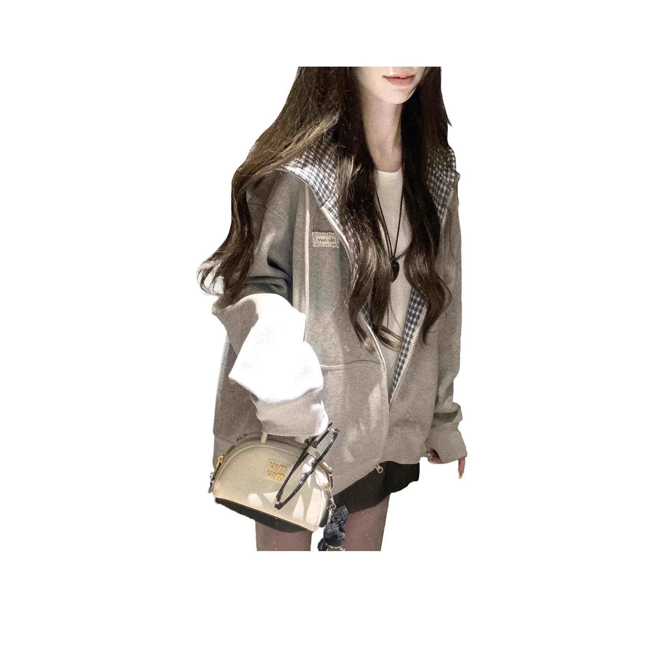 Pirkadat Серый Женский Свитшот