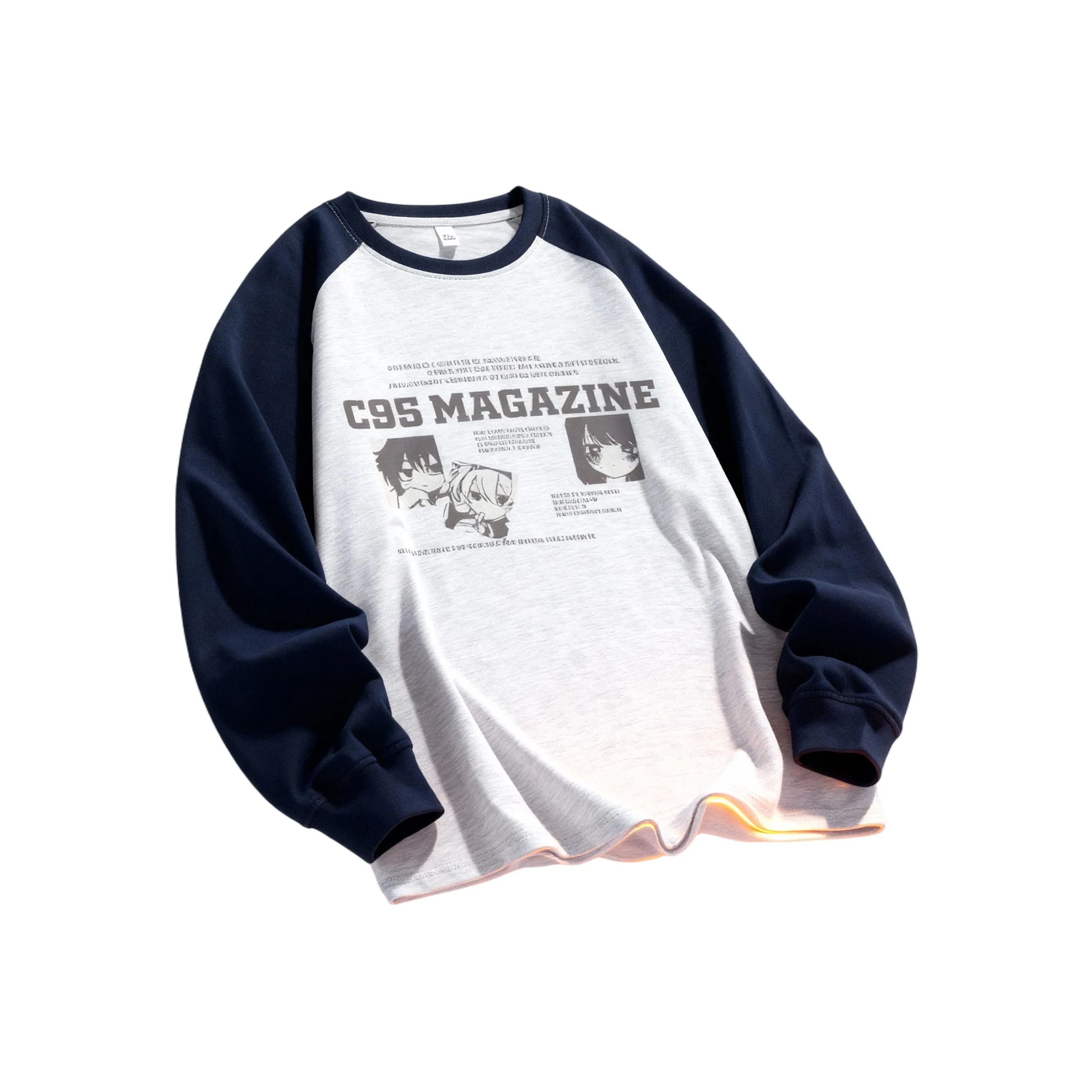 Struggle Vintage95 2025 Осенне-зимняя рукав с оборванным плечом T-рубашка Женская