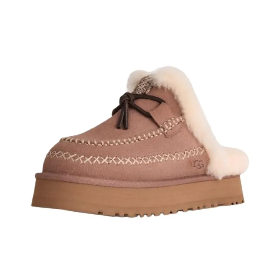 UGG ЭВА Устойчивые к истиранию Домашние тапочки Женские Светлый Желудево-коричневый