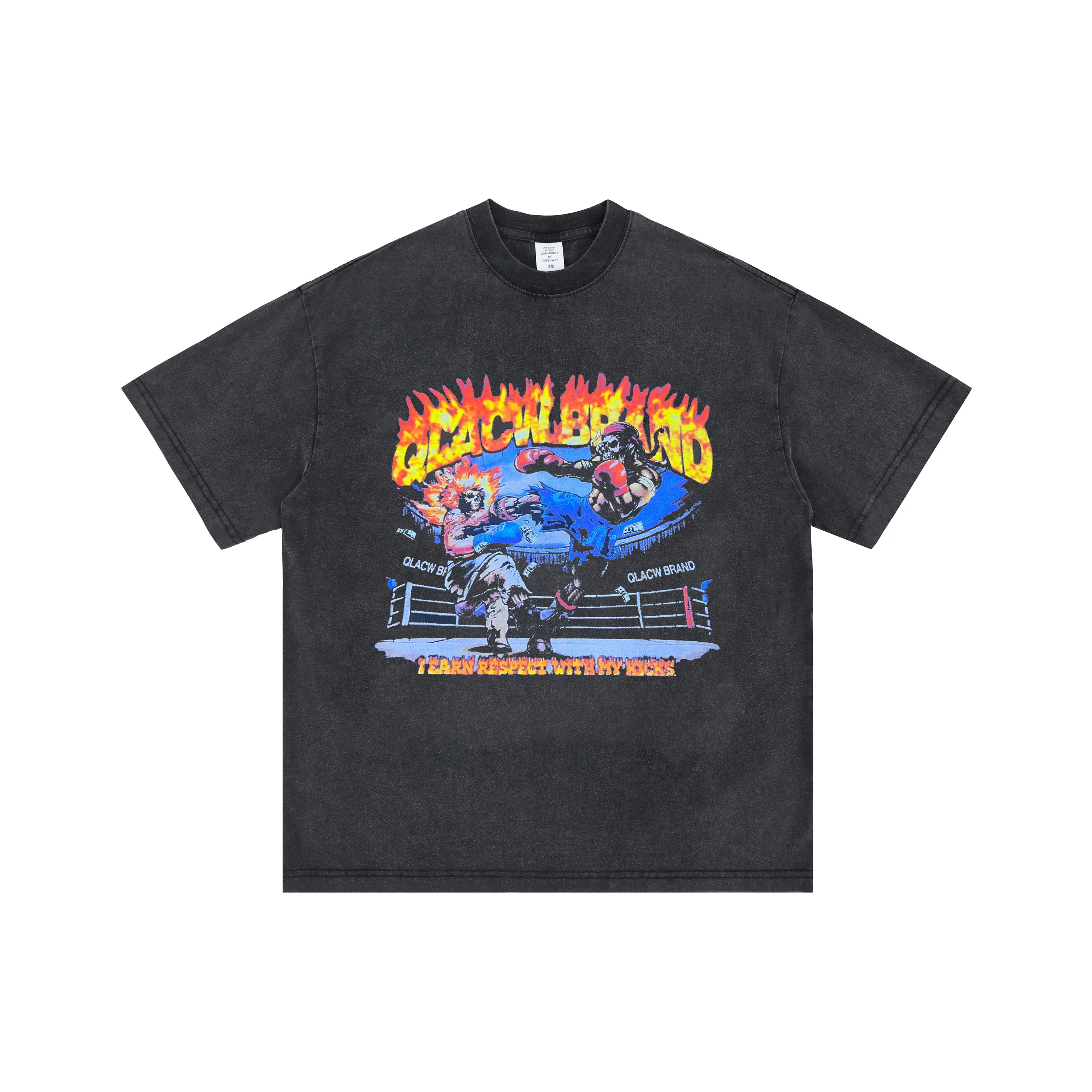 BEAR UNION T-рубашка Женская Черная