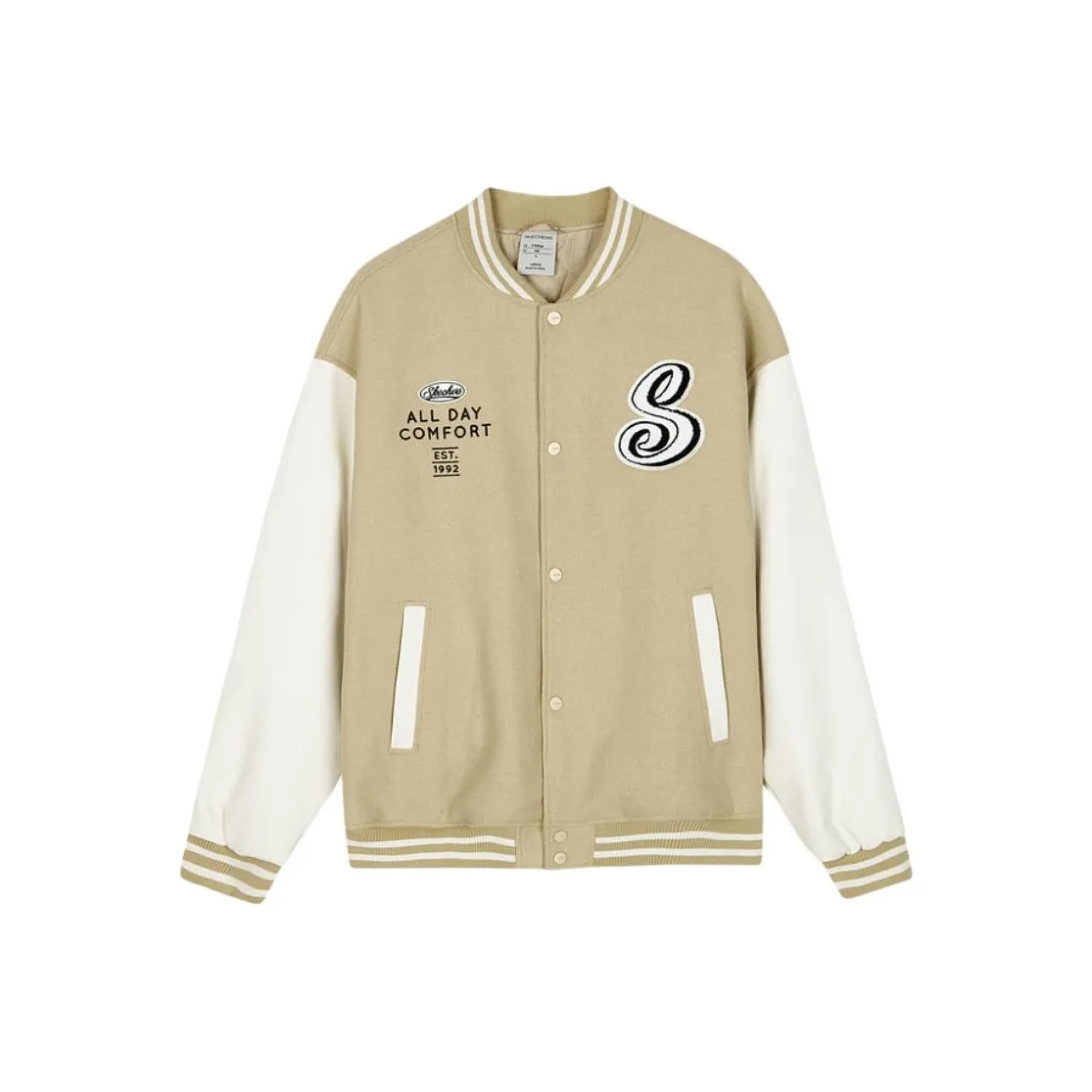 Skechers Sports Lifestyle Collection Vibrant Casual Collection Пуховая куртка Унисекс Цвет ирландских сливок