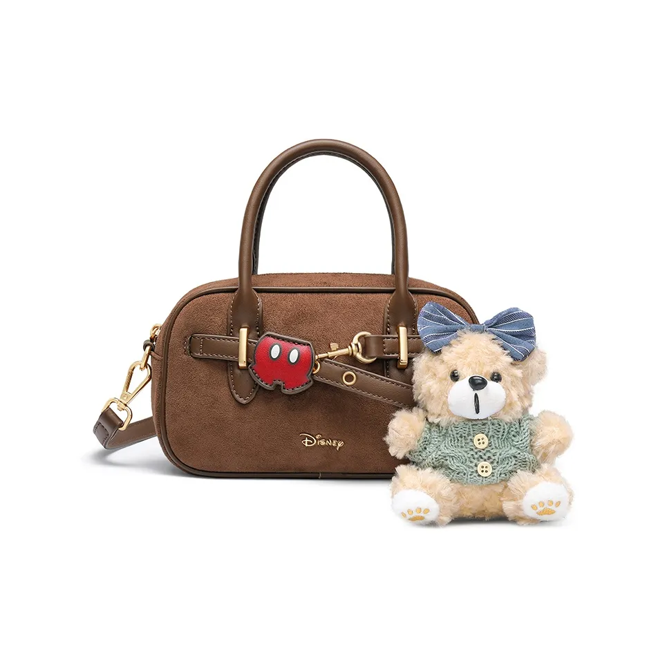 Disney Mickey Ткань Одно плечо Сумка Женская Кофейная