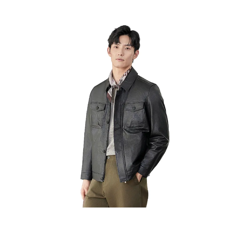 Beast King кожаная куртка мужская