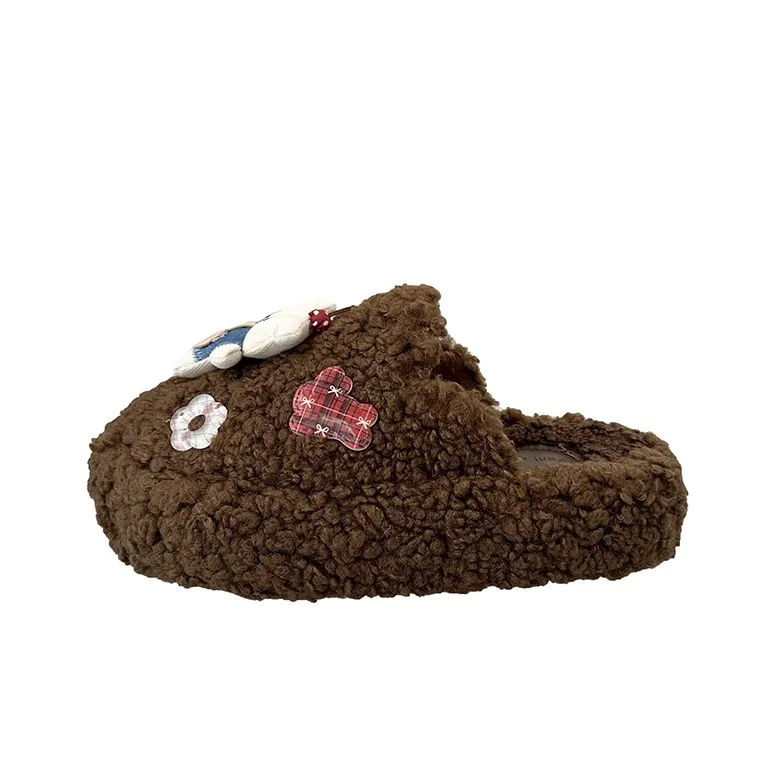 AFJI Резиновая подошва устойчивая к истиранию домашние тапочки для женщин