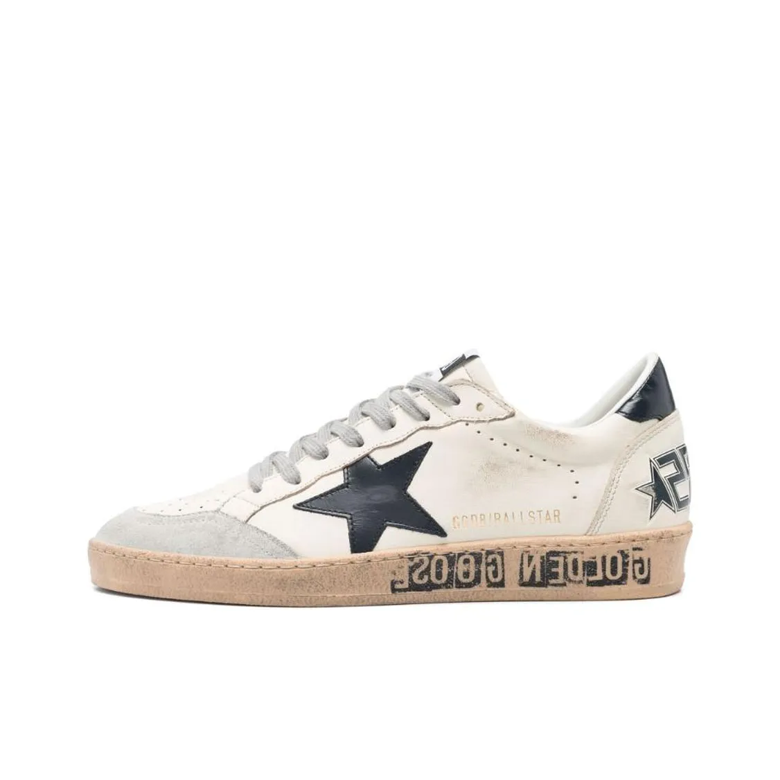 Golden Goose Ball Star Skateboard Shoes Men Low-Top Black