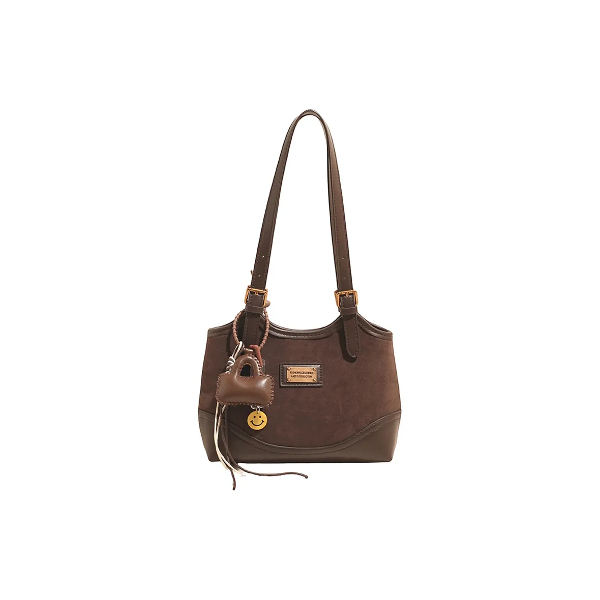 Champion Cub ПУ (полиуретан) Замша Сумка на плечо Женская Коричневый Хаки Черный Коричневый