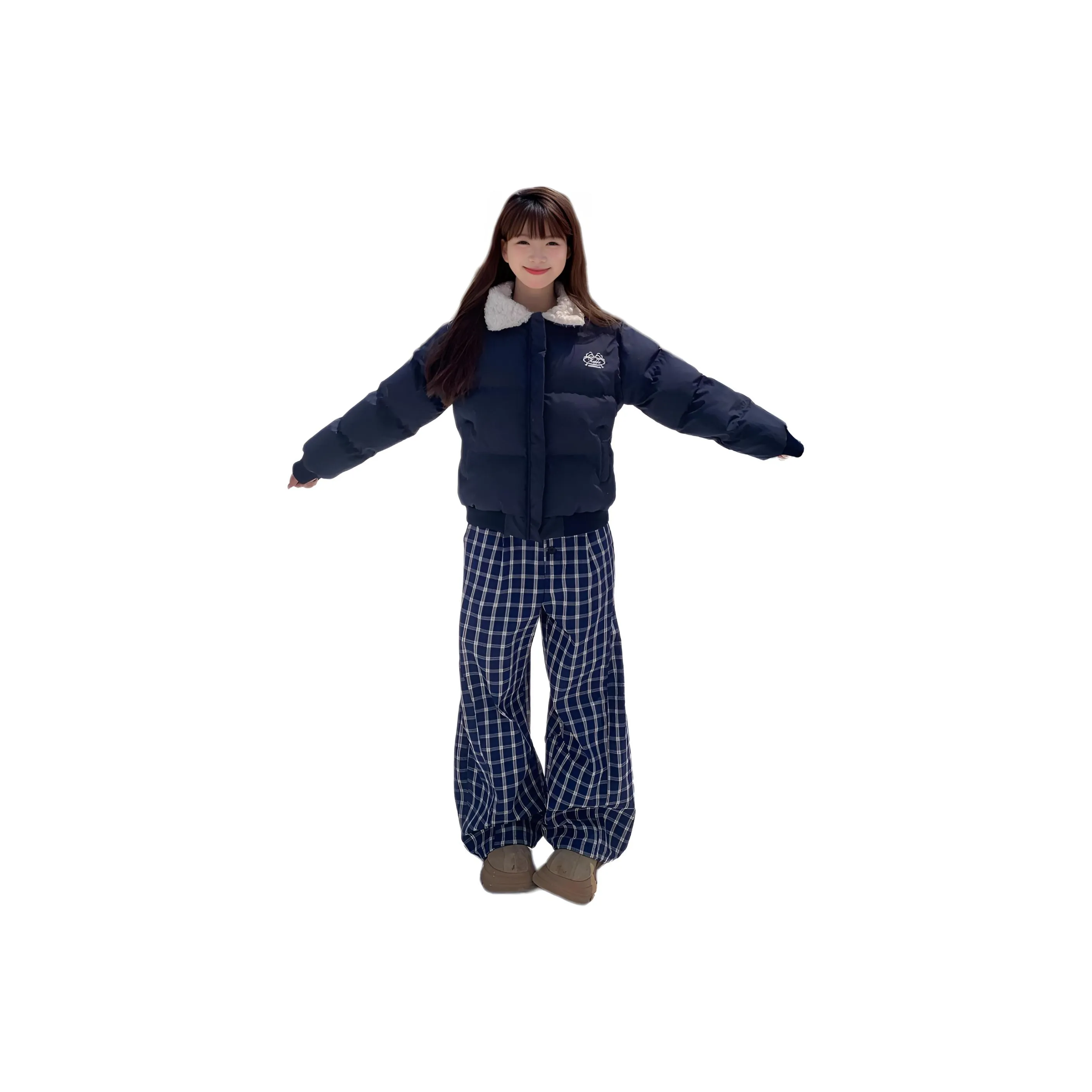 Mu Xiao Xin Хлопковый пуховик женский