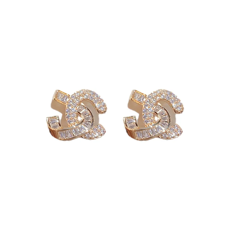 BONAS Copper Stud Earrings Women's BONAS Медные серьги-гвоздики женские