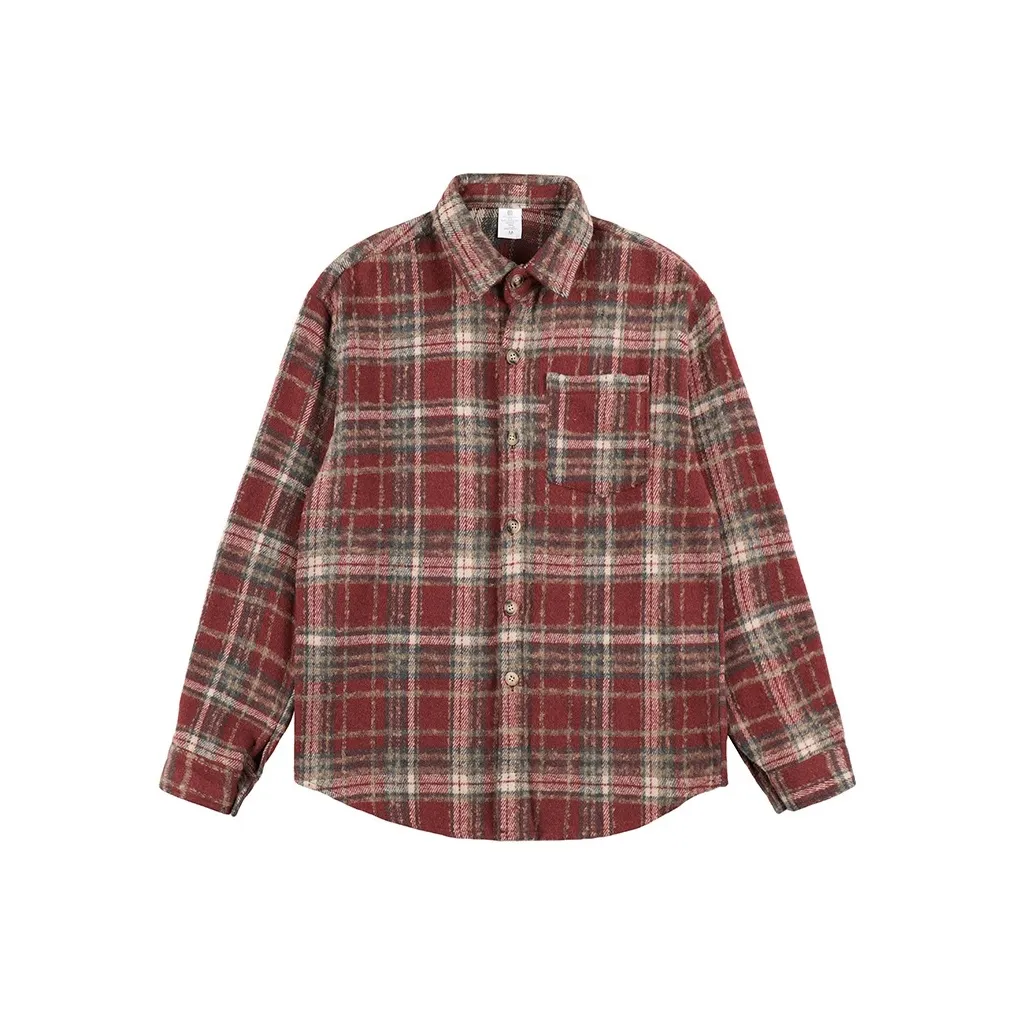 PLQV Red Men's Shirts PLQV Красные Мужские Рубашки