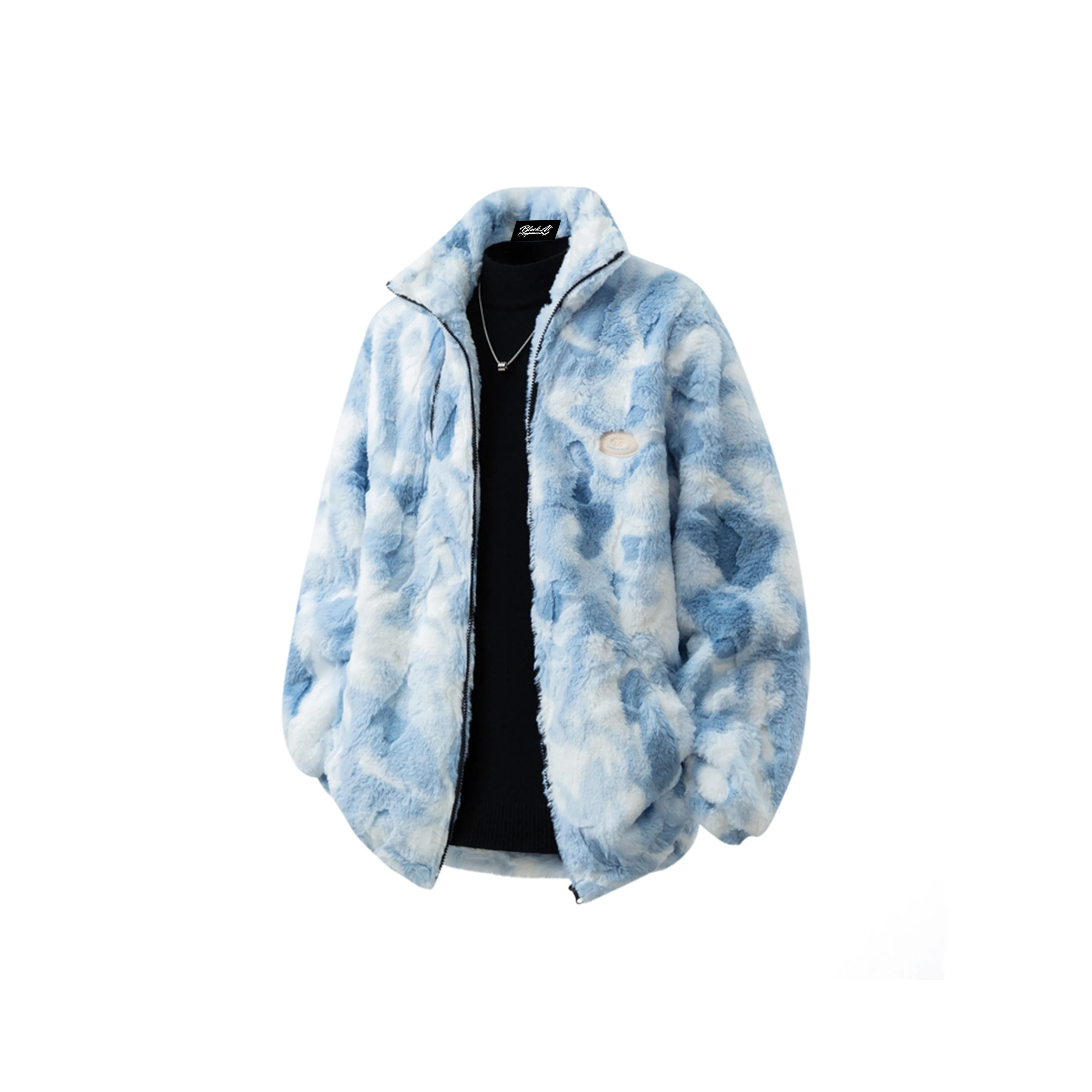 BLACK AT Бархат Feel Пальто Унисекс