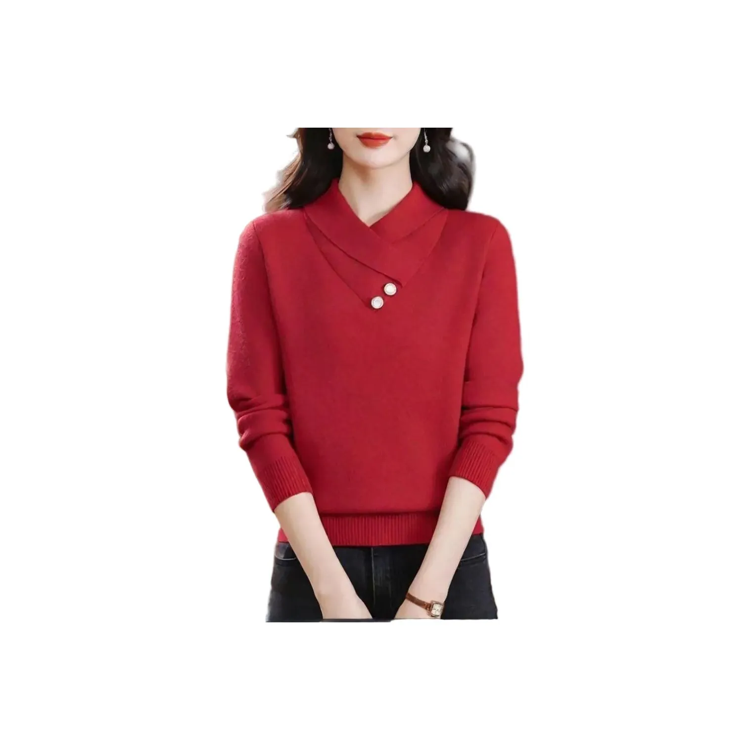 FLIM Mountain Burgundy Women's Knitwear