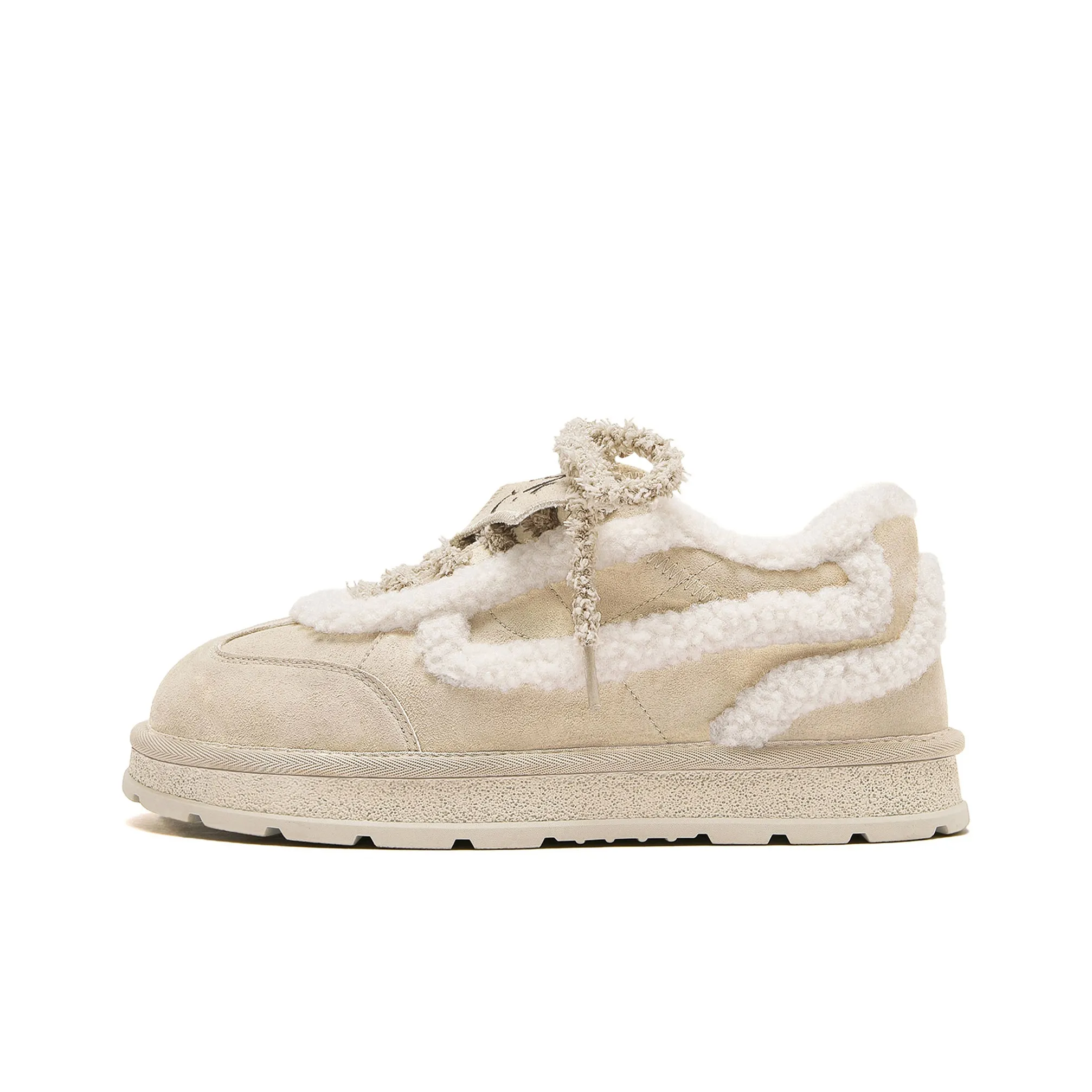 MQMS Дизайнер Эксклюзивный Термический Устойчивый к Износу Увеличивающий Высоту Короткие Снежные Ботинки Унисекс Песочный