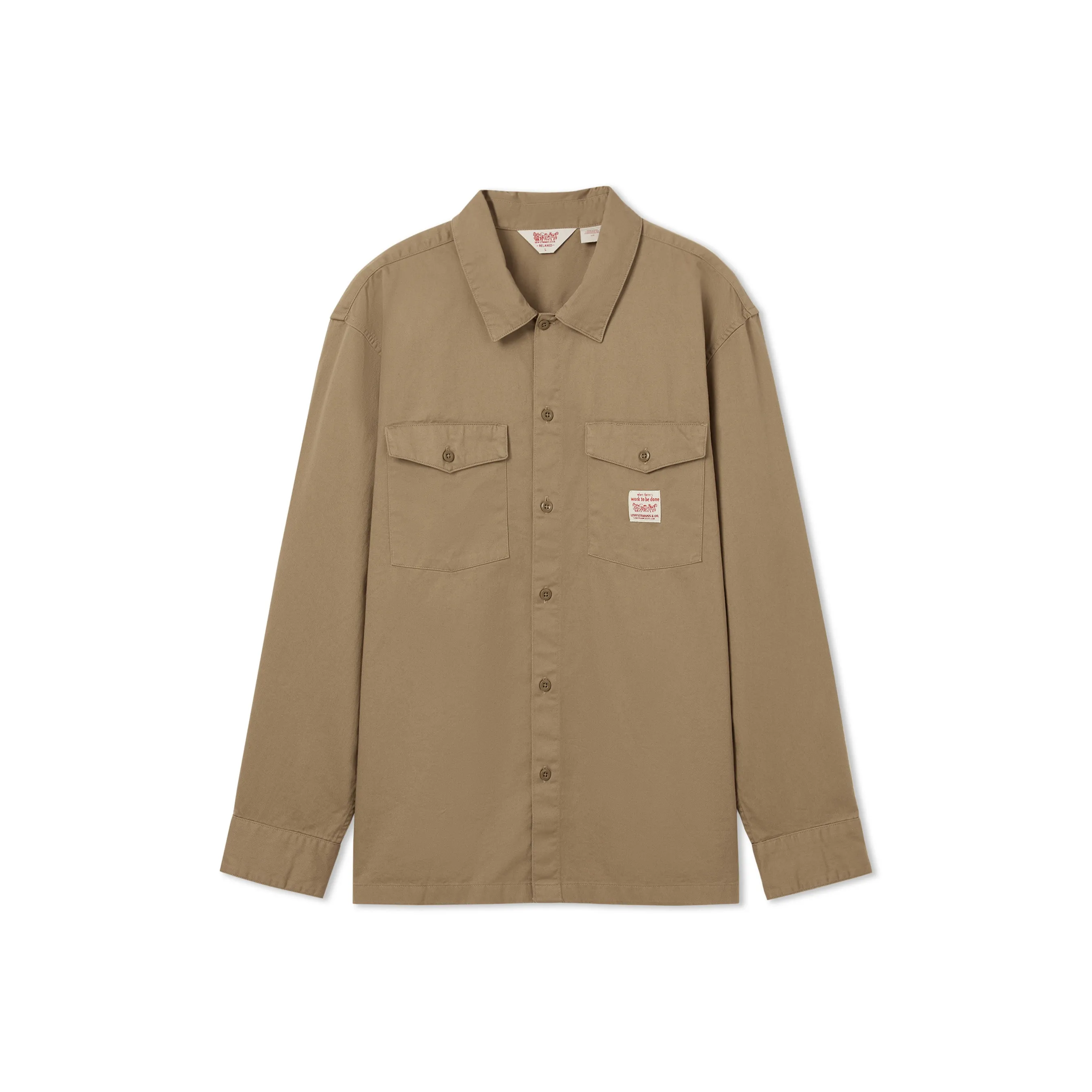 Levis Коричневые Мужские Рубашки