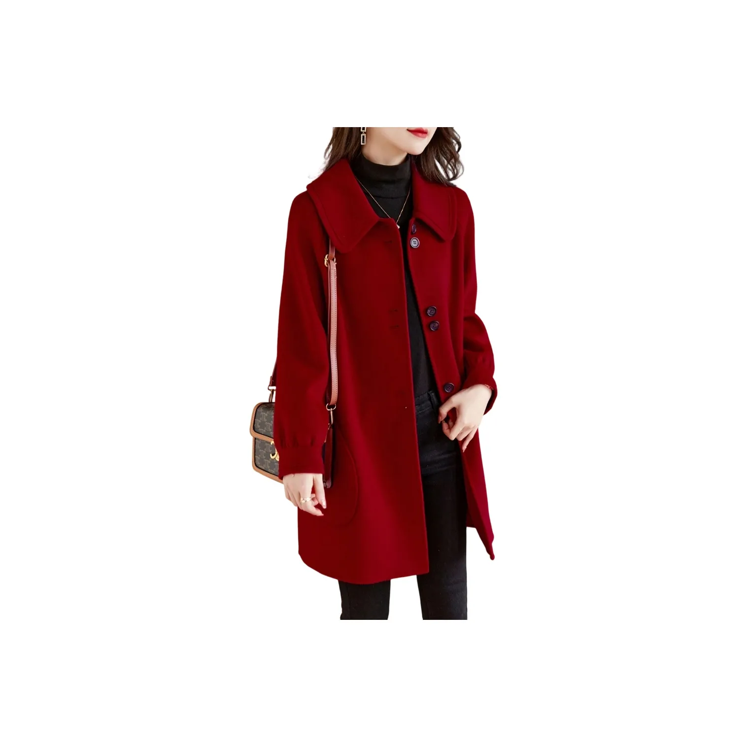 FLIM Red Women's Coat FLIM Красный Женский Пальто