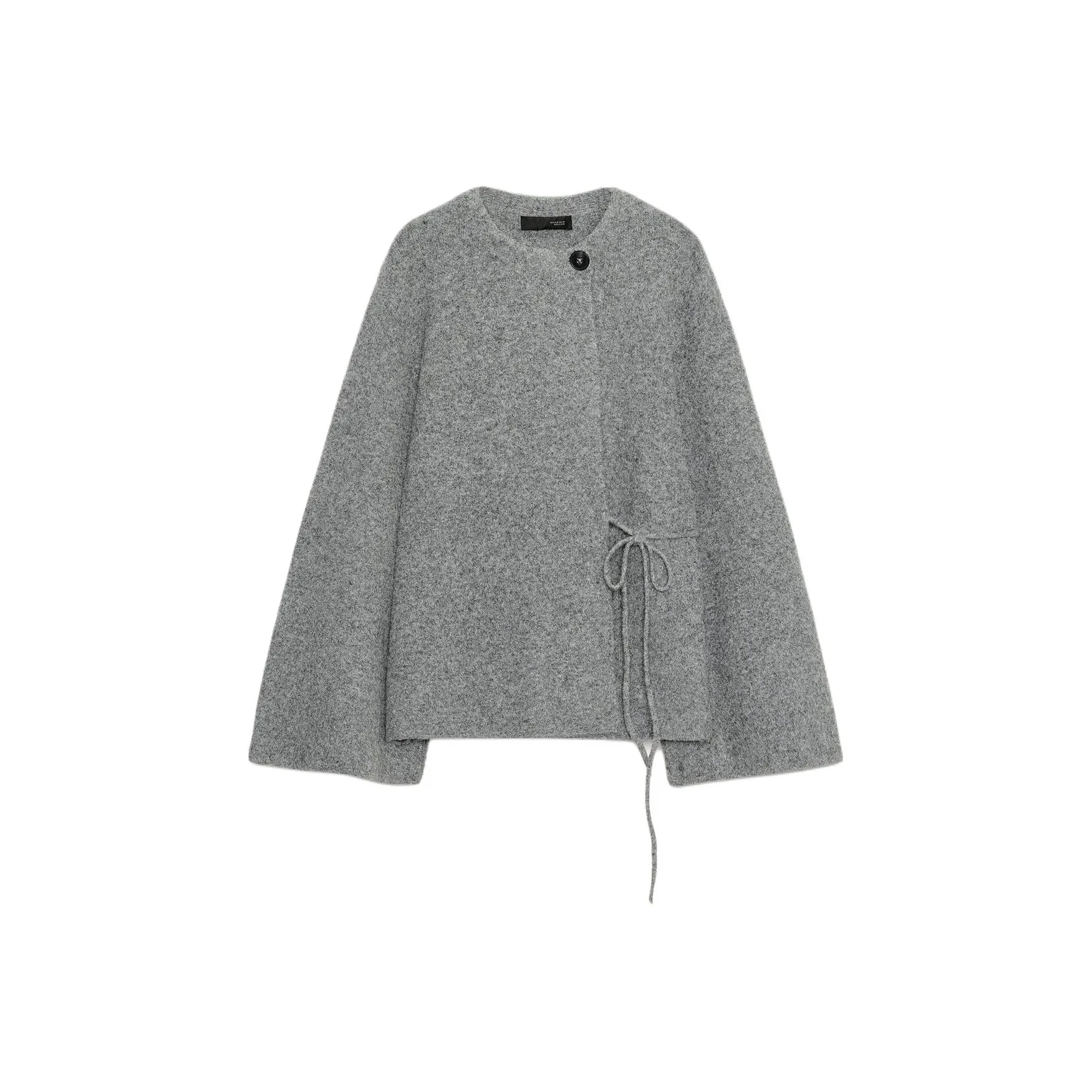 ZARA Light Gray Women's Coat ZARA Светло-серый женский пальто
