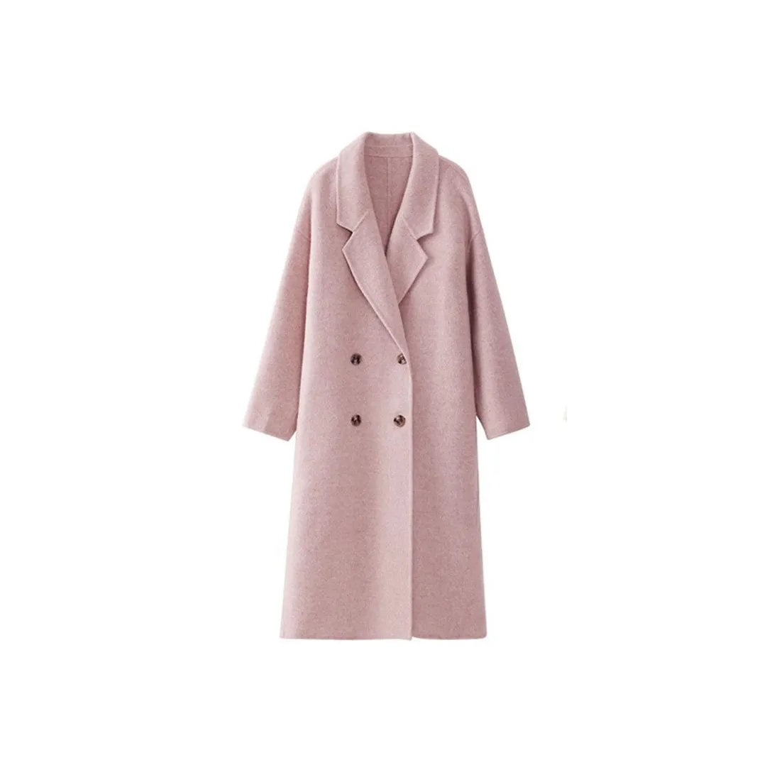 GULIANFEI Розовое Женское Пальто