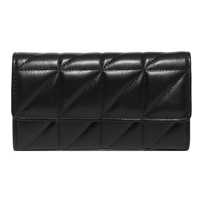 SHIJIA PU (полиуретан) клатч стандартный женский черный