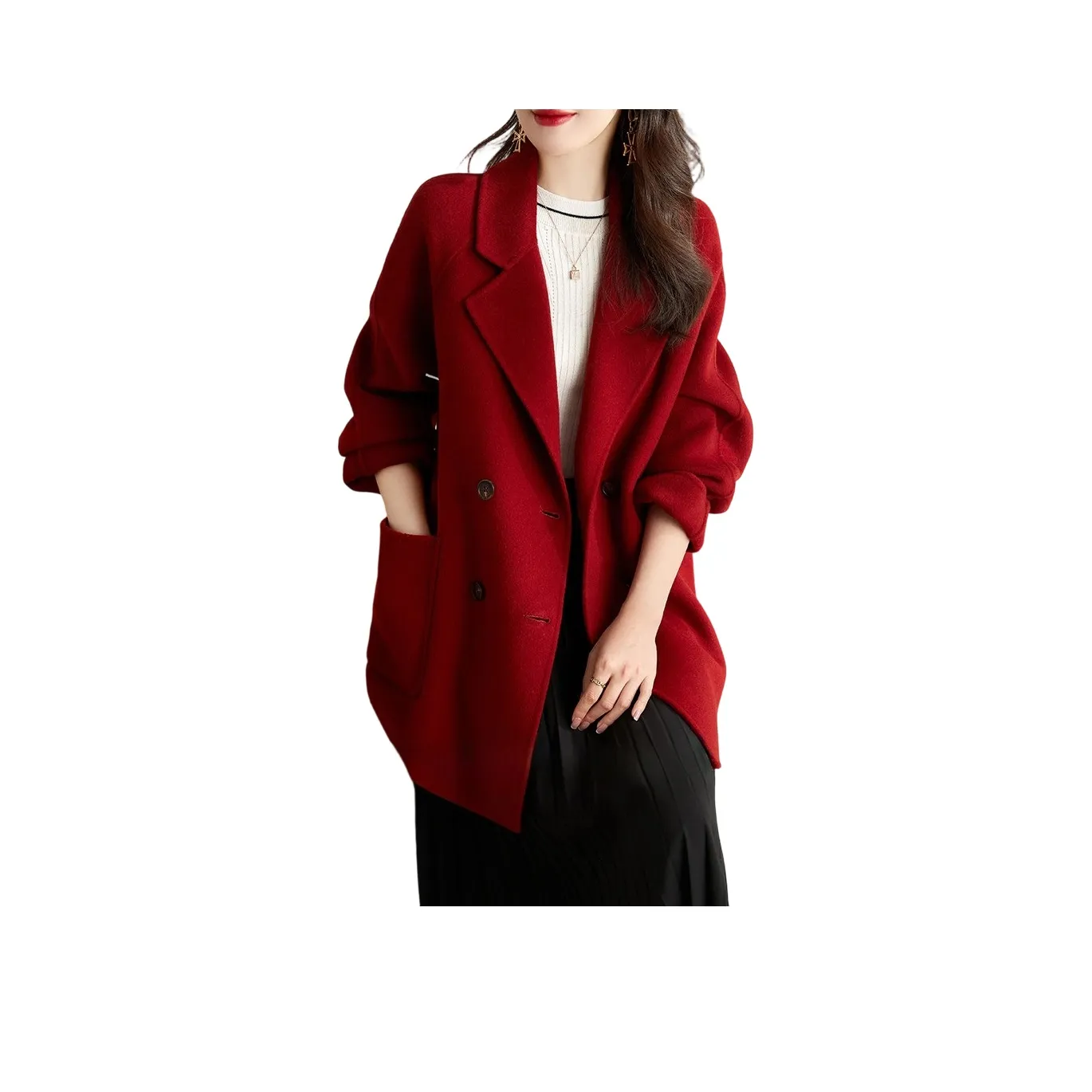 FLIM Red Women's Coat FLIM Красный Женский Пальто