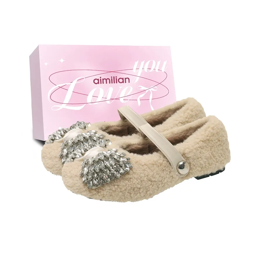 Aimilian Плоская подошва Туфли Мэри Джейн Женские