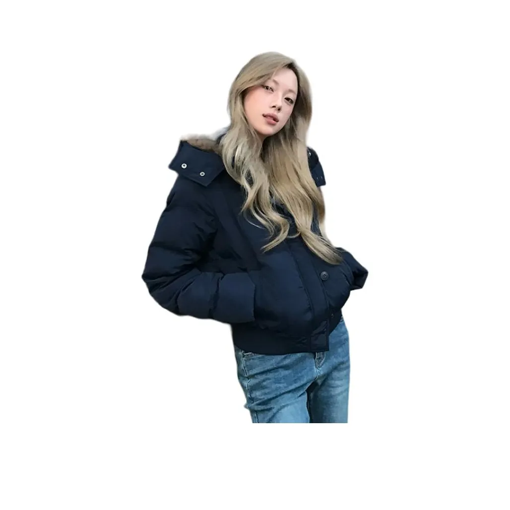 YICHEN Темно-синий Синий Женский Пуховик