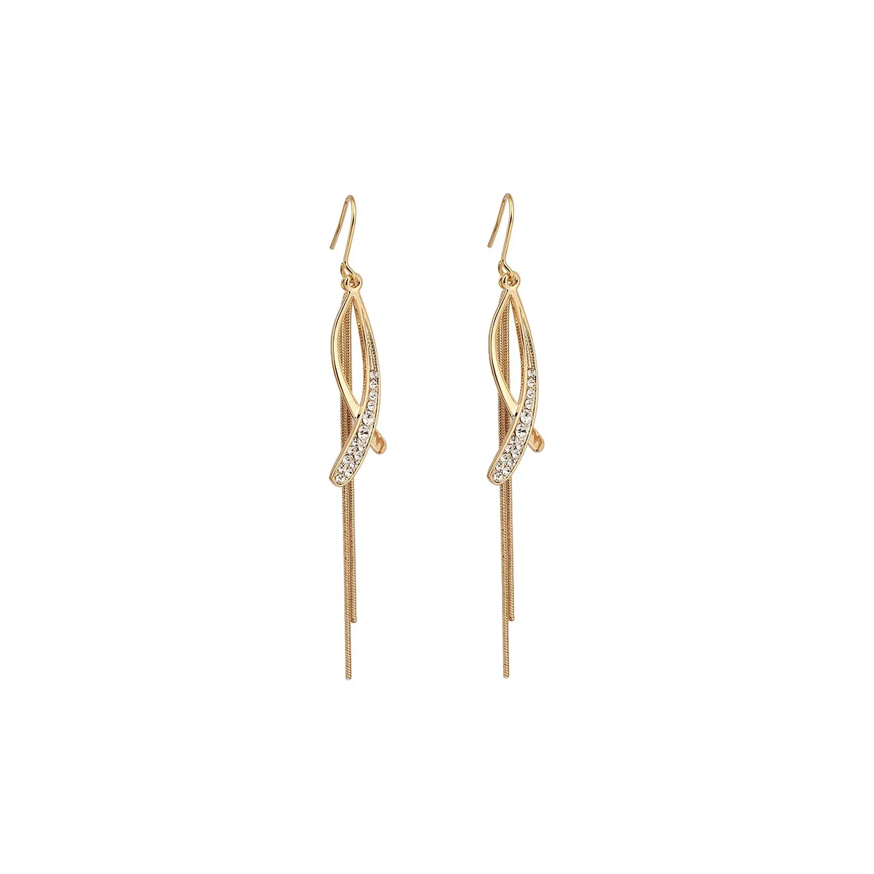 BONAS Серьги-гвоздики с камнями женские