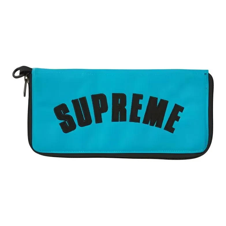 Supreme The North Face Коллаборация SS19 Нейлон Косметичка Кошелек Клатч Стандартный Унисекс Синий