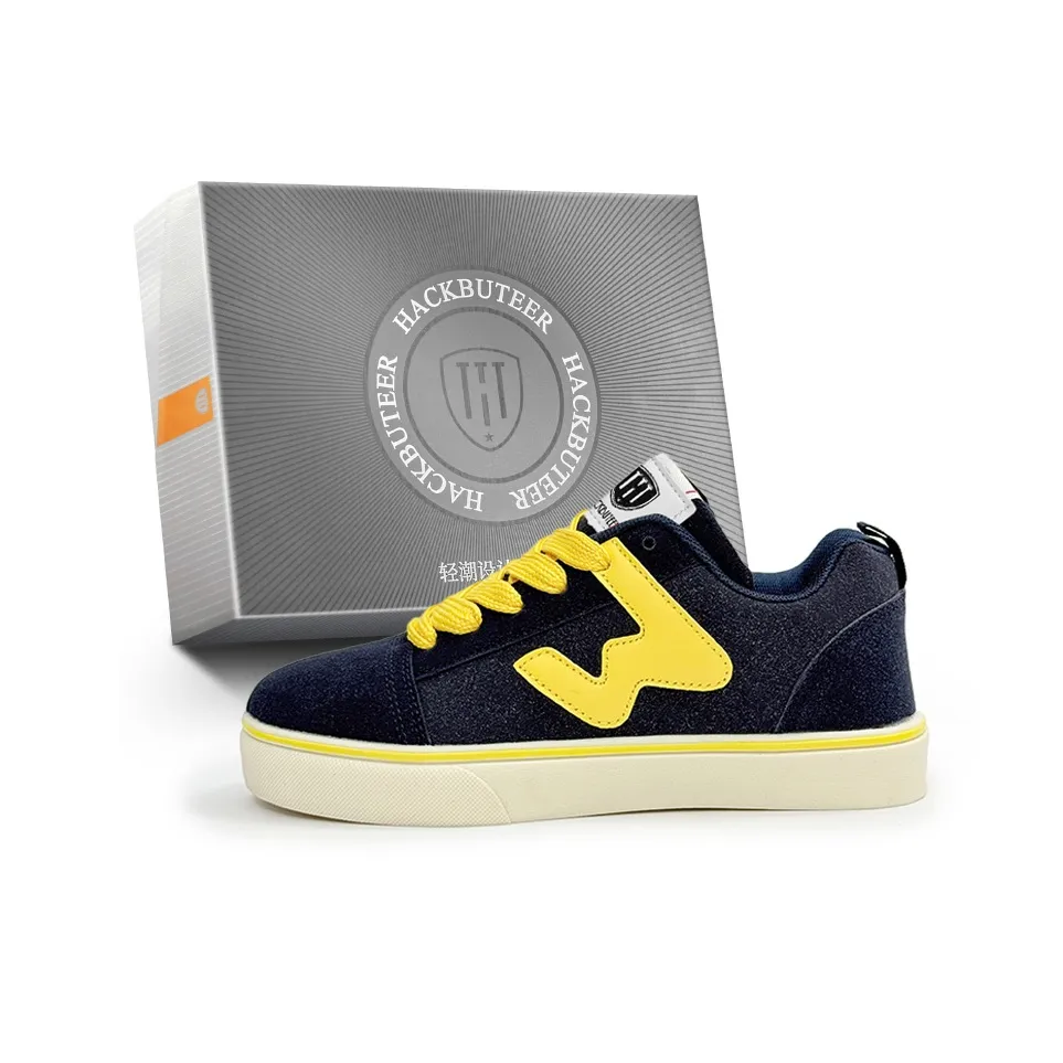 HACKBUTEER Низкие кроссовки для скейтбординга унисекс коробка включена