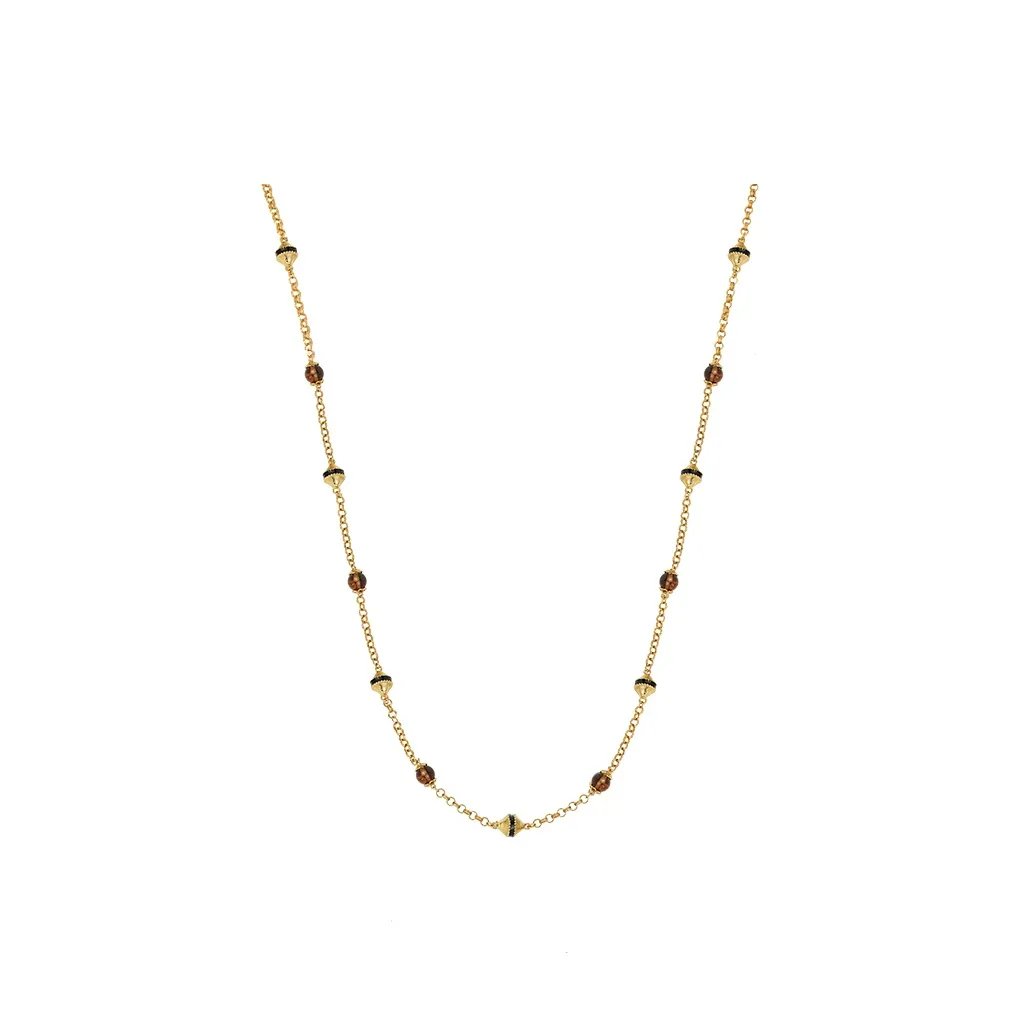 Retro Chic Brass Gold Plated Инкрустированная Цветная Глазурь Shield Длинная Цепь Унисекс