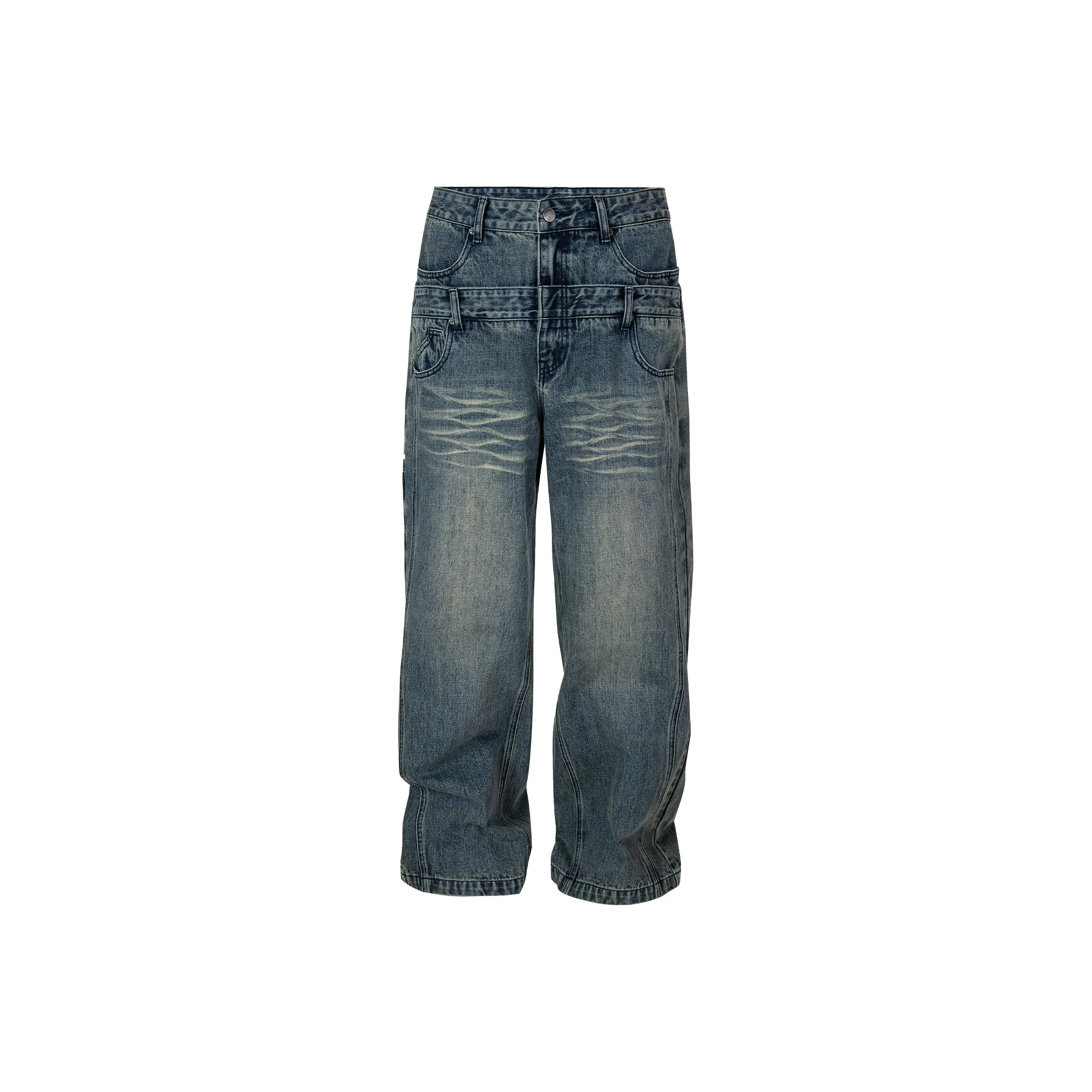 FIRE 2 COLD EGO Синий Унисекс Джинсы