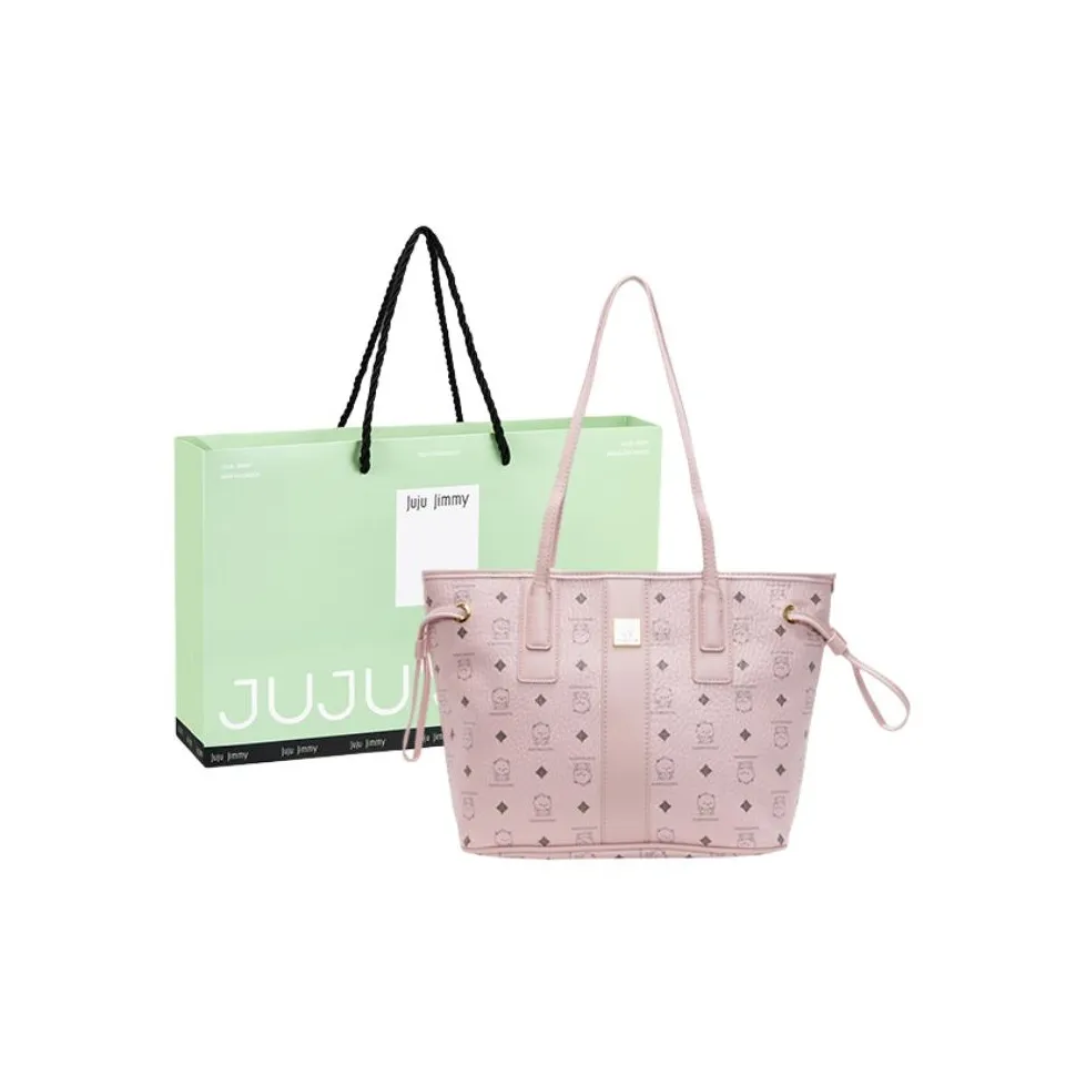 Juju Jimmy ПУ (полиуретан) Сумка Сумка через плечо Большая Женская Черная Кофейная Вишневый цветок Розовая