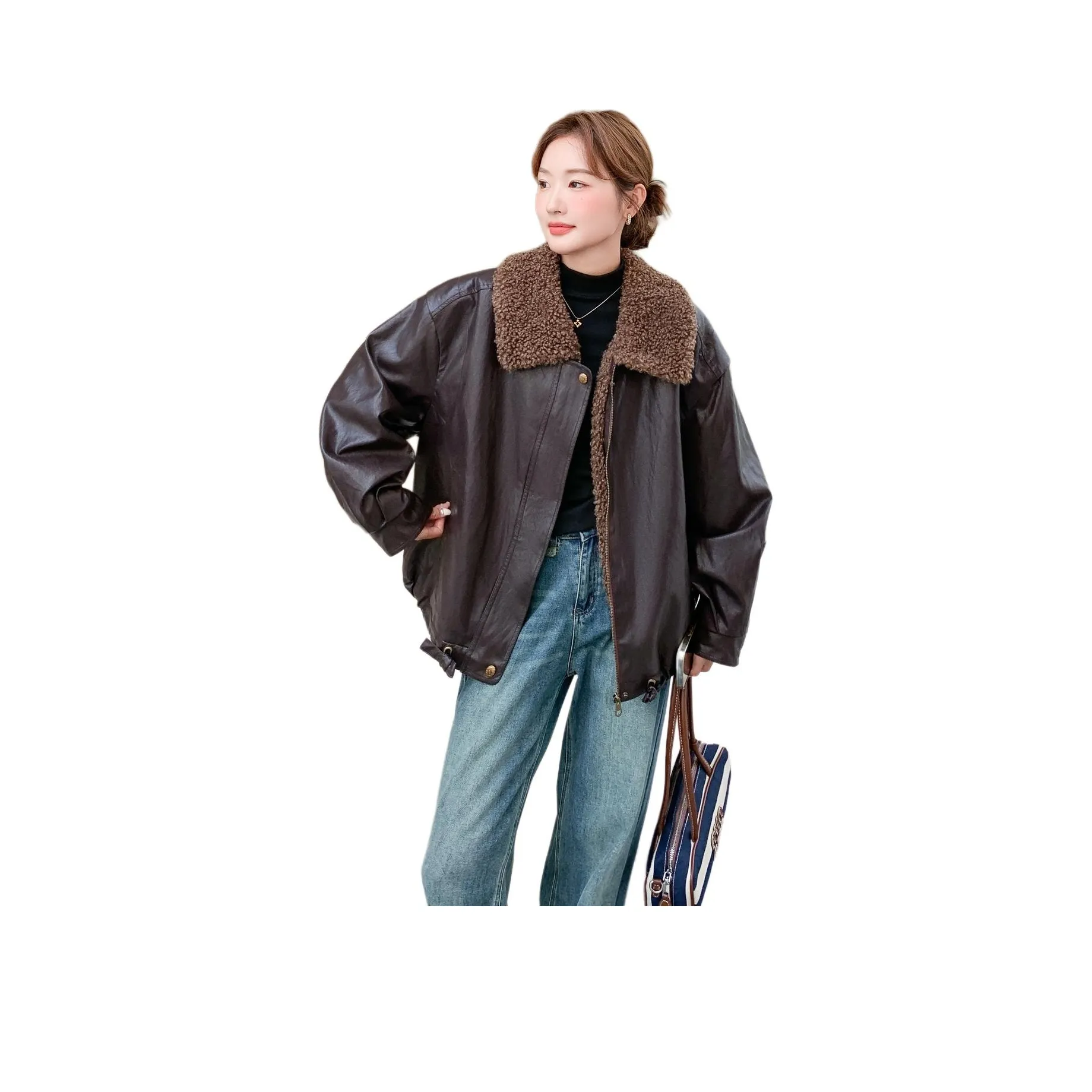 MEXICAN Изображение Цвет Женская Кожаная Куртка