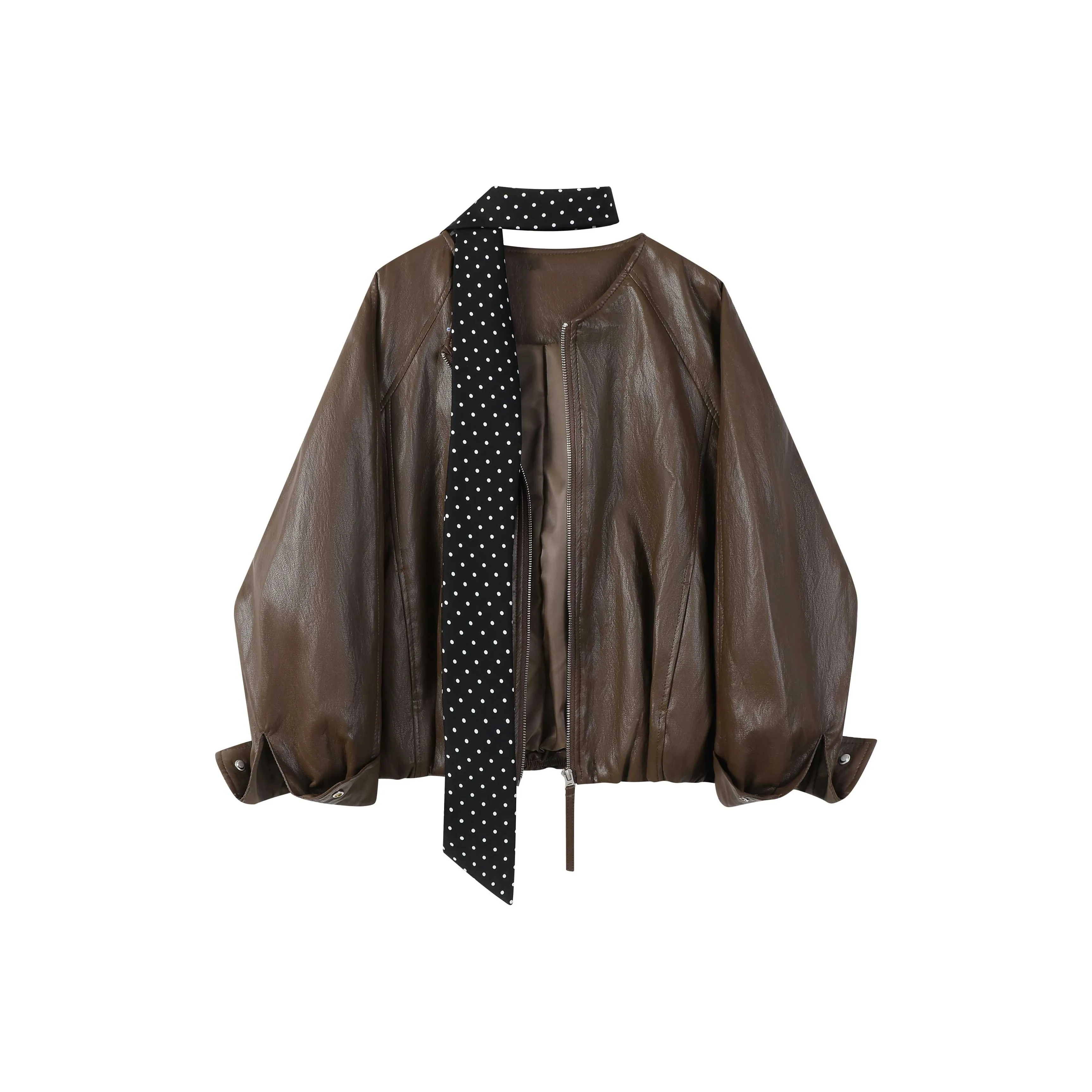 Udon House Кожа Куртка Унисекс