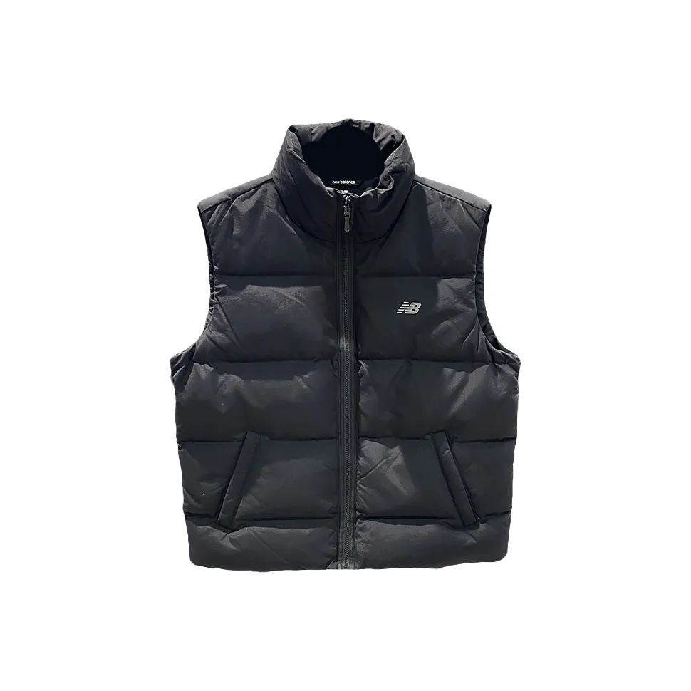 New Balance Черный Мужской Пуховый жилет