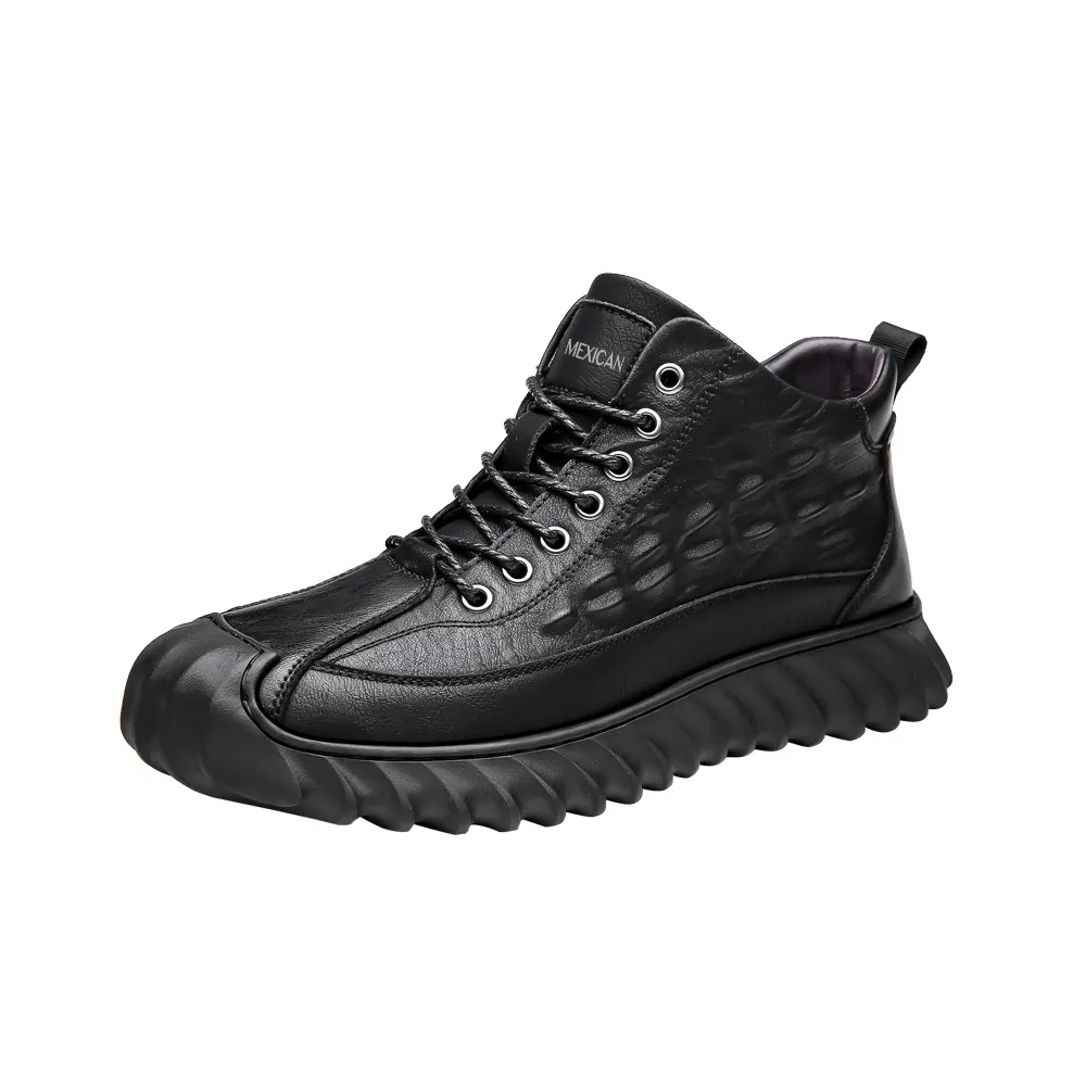 MEXICAN Insulated Ботинки Теплоизоляционный Покрытие Устойчивый к истиранию Противоскользящие Ботинки на щиколотку (Длина (размер в длину)) Сноубутсы Мужской